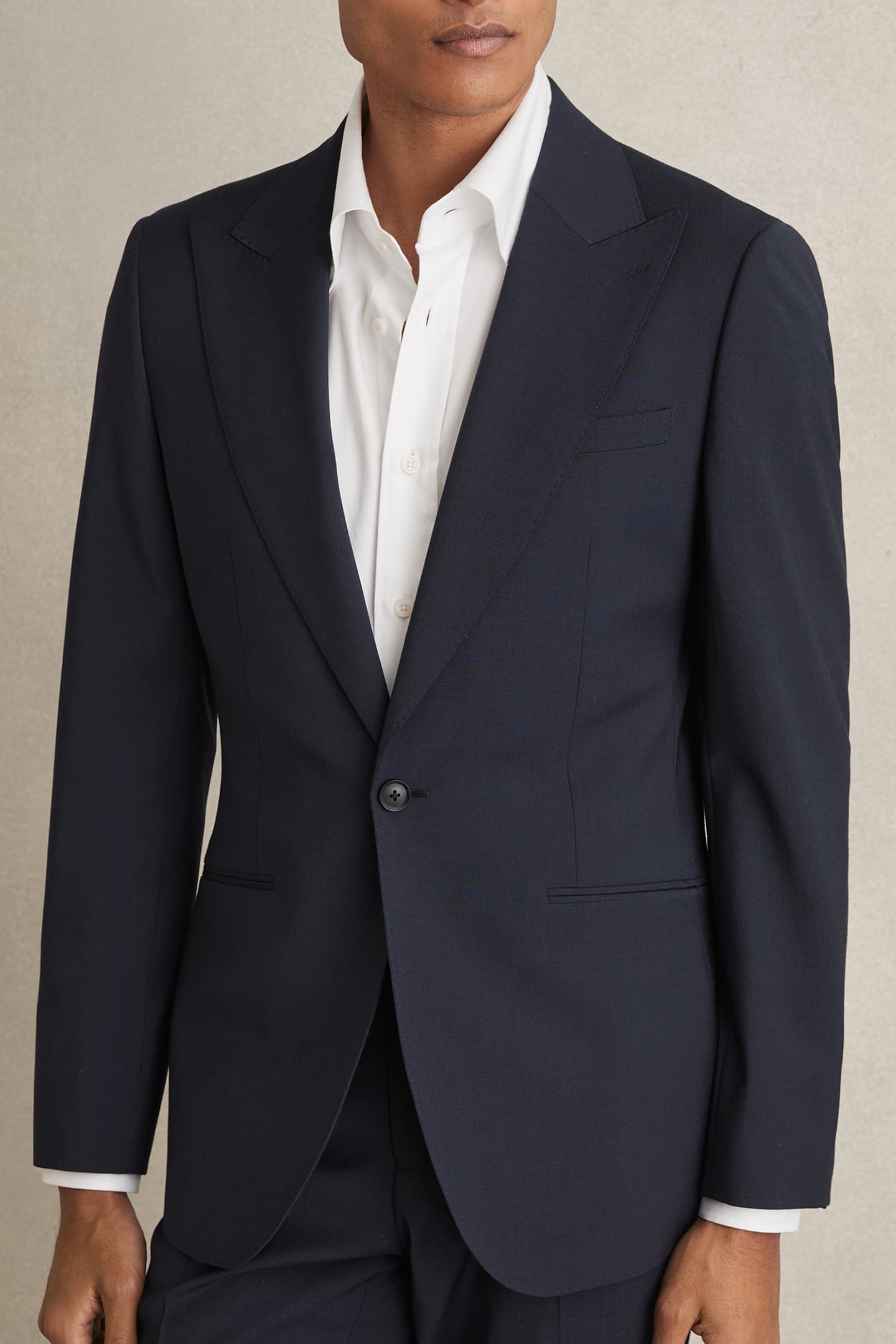 Reiss Sb Peak Blazer Bright Blue Maat: 44 | Blazers Outlet | Heren | Blauw