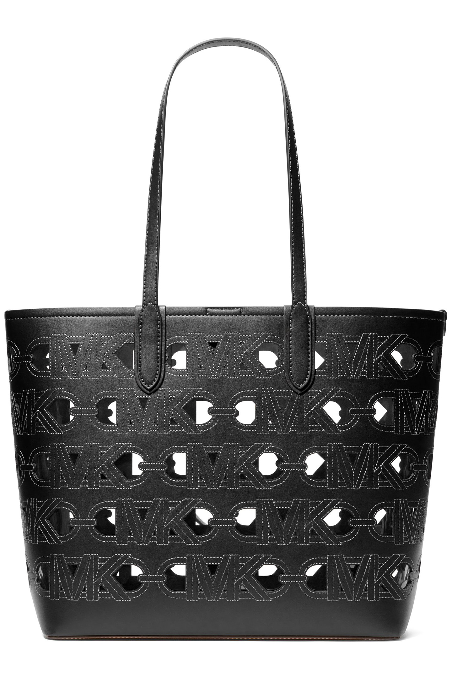 LARGE CUT OUT TOTE BAG IN BLACK 1