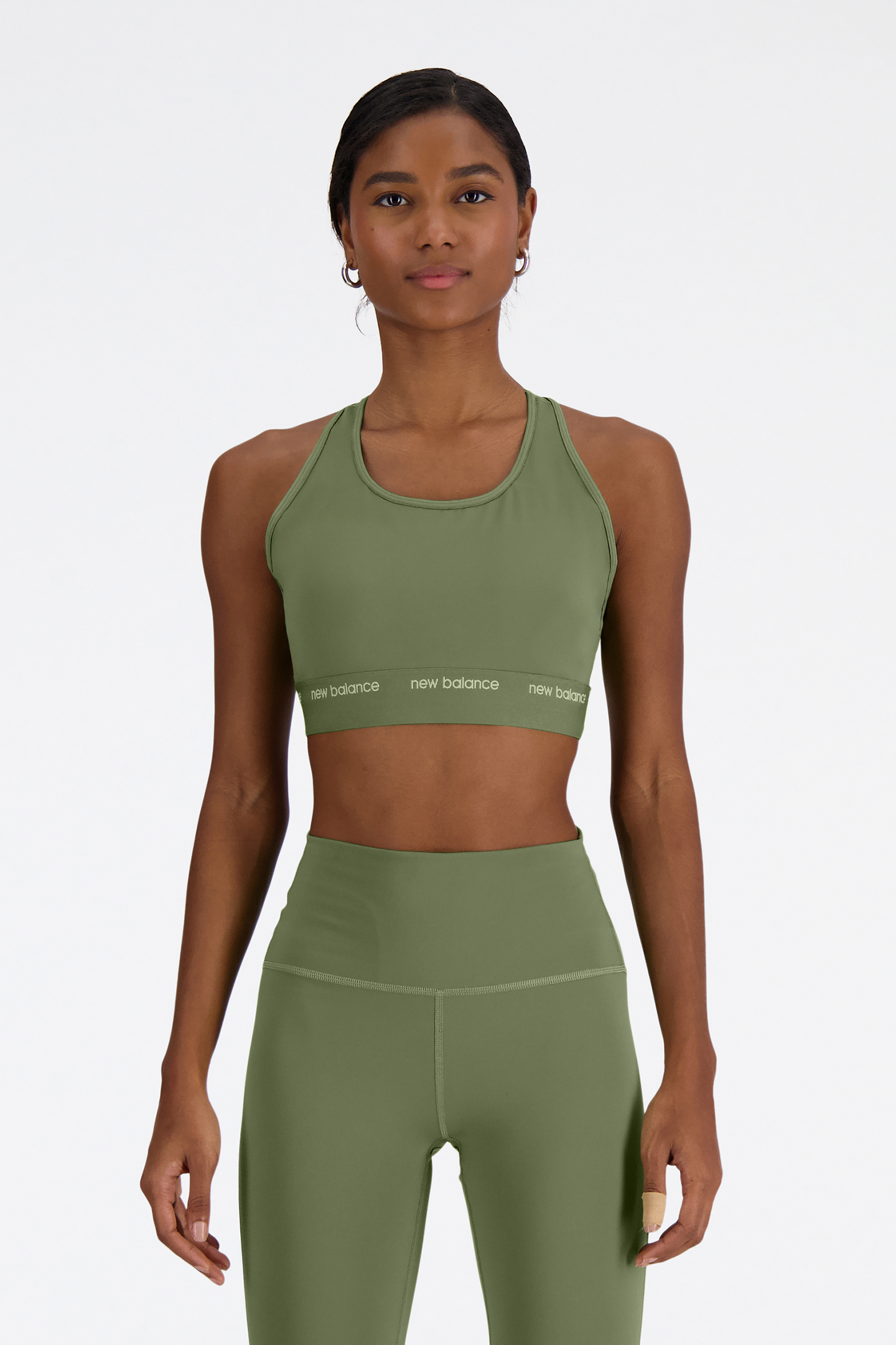 NB SLEEK MEDIUM SUPPORT SPORTS DARK OLIVE 1