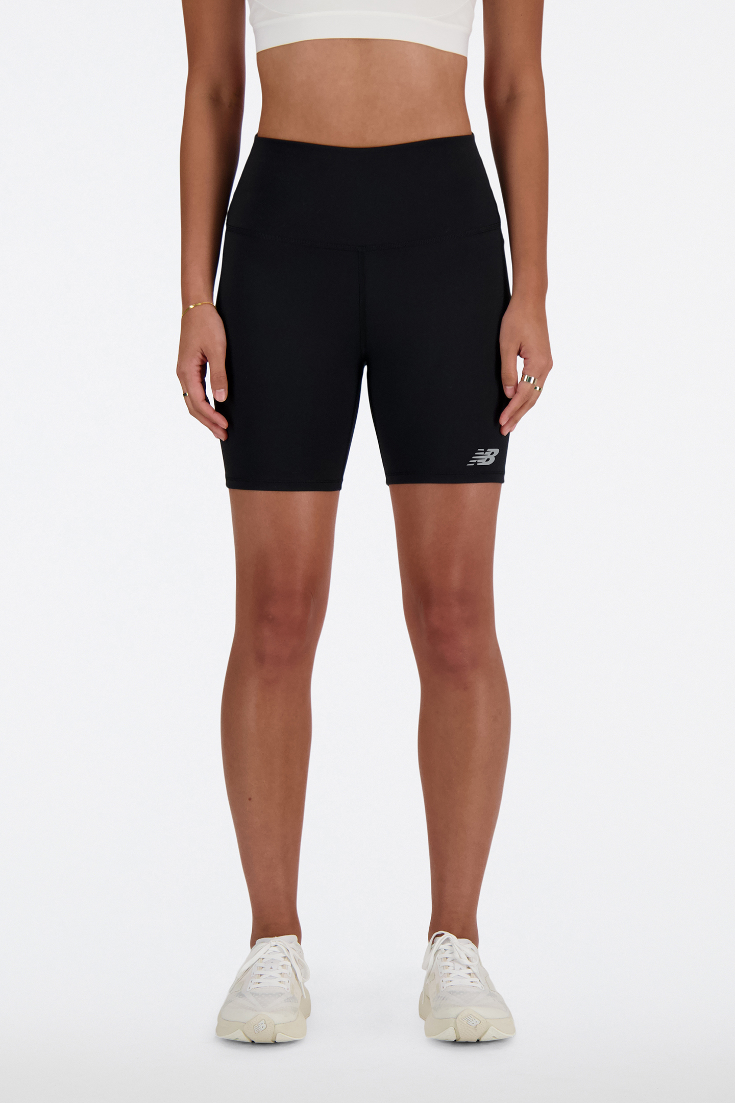 NB HARMONY HIGH RISE SHORT 6" BLACK 1