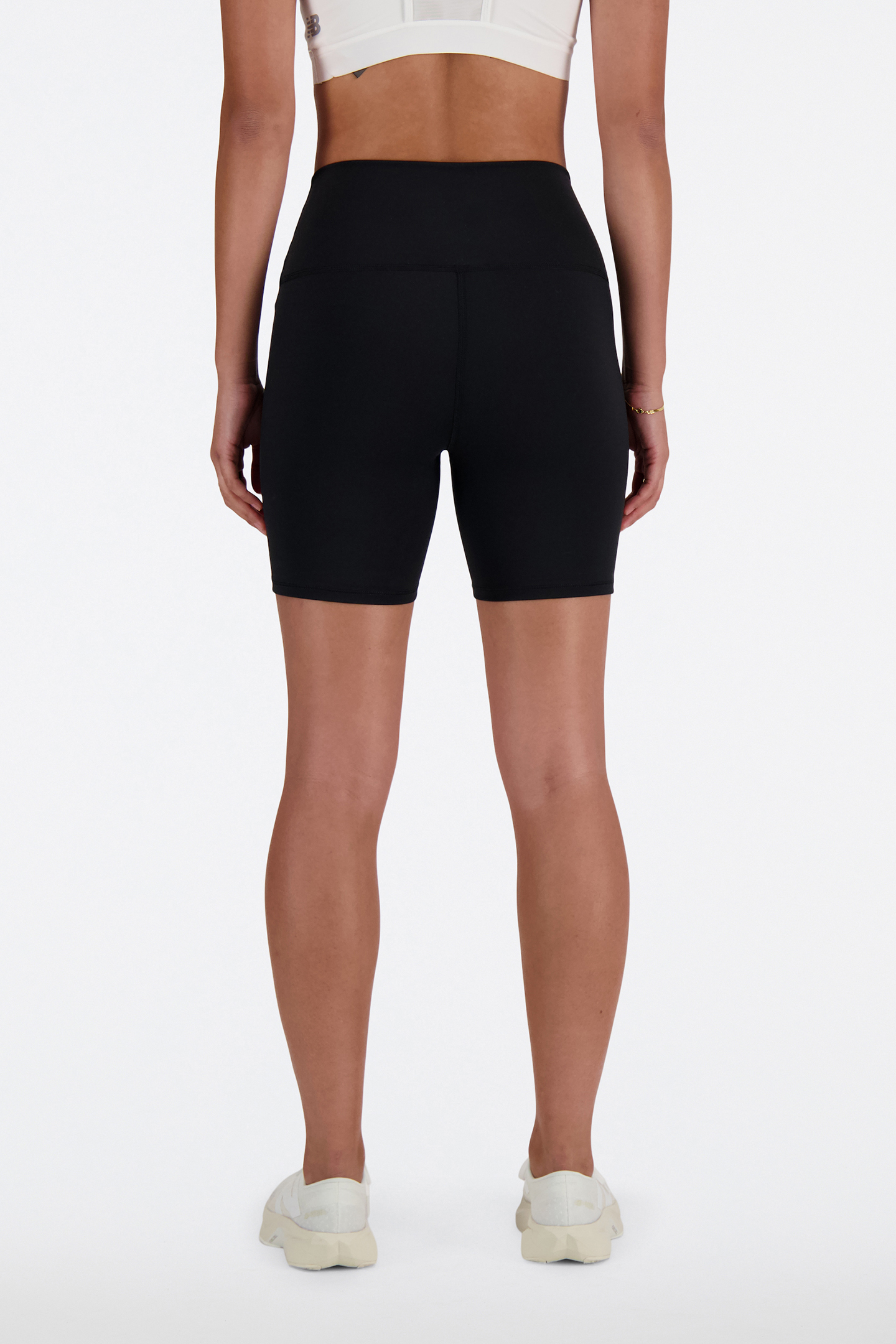NB HARMONY HIGH RISE SHORT 6" BLACK 2