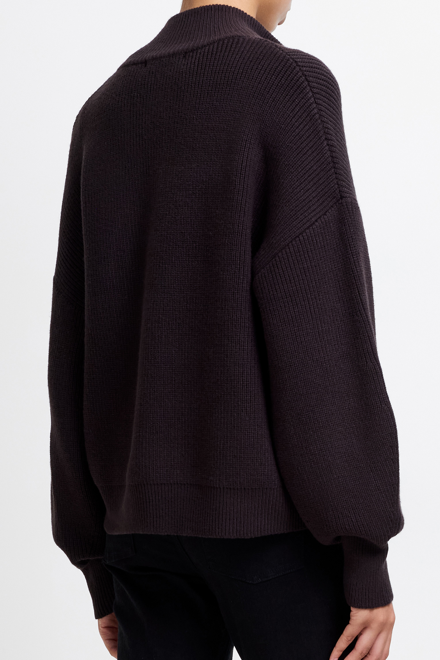 BABYSOFT HALF ZIP JUMPER CHOCOLATE GANACHE 2