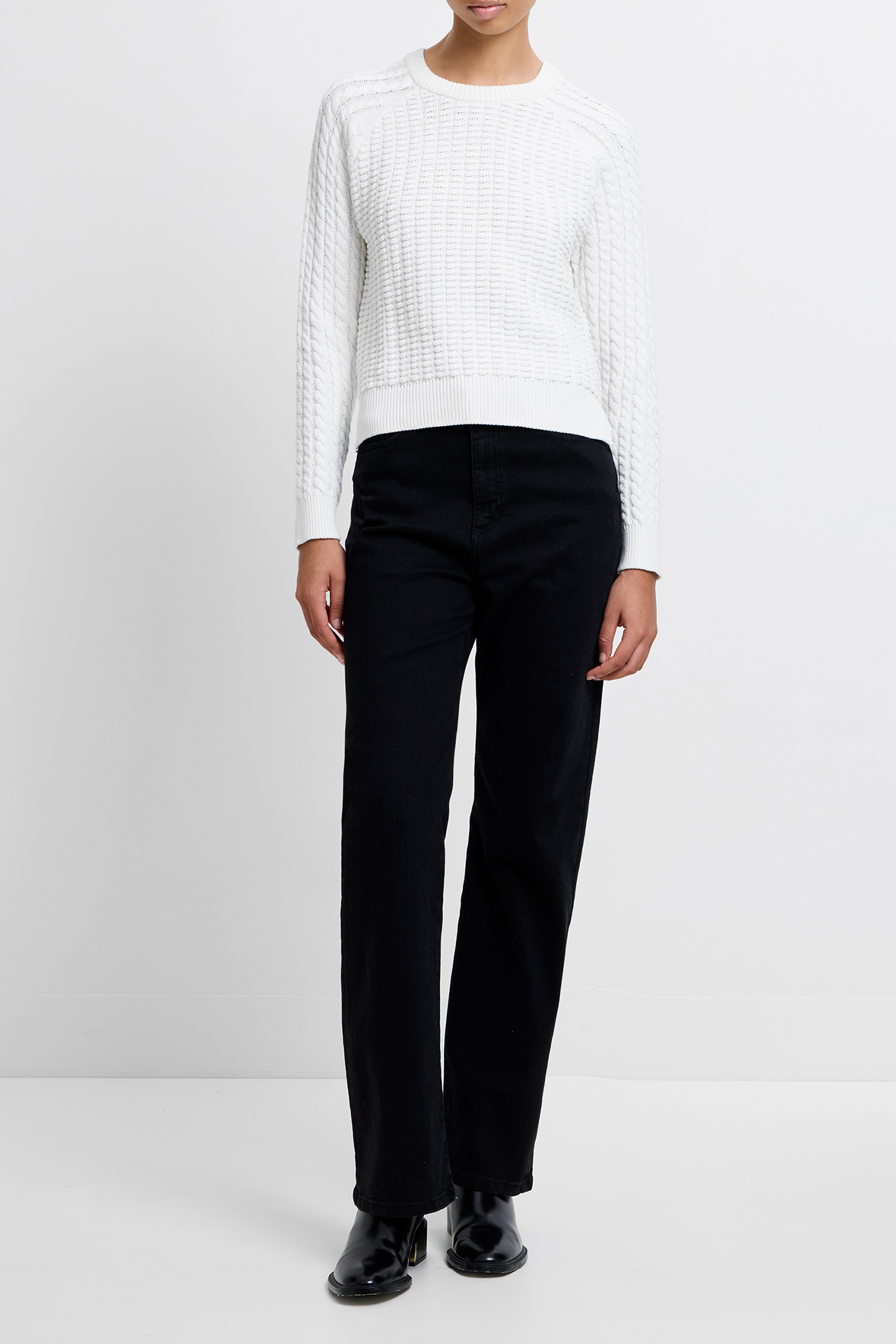 MOZART POPCORN CABLE JUMPER WINTER WHITE 3