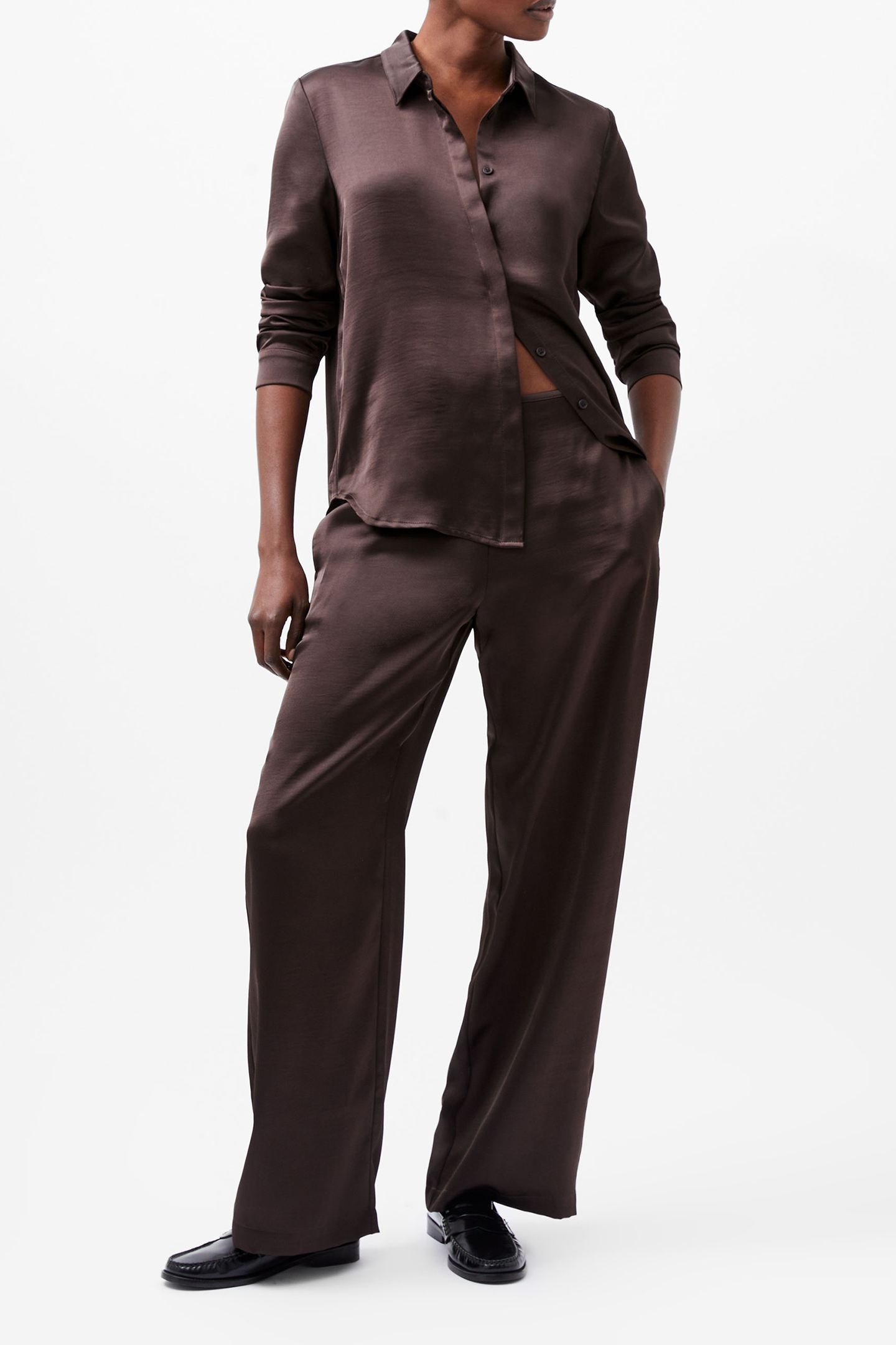 SATIN SHIRT CHOCOLATE GANACHE 2