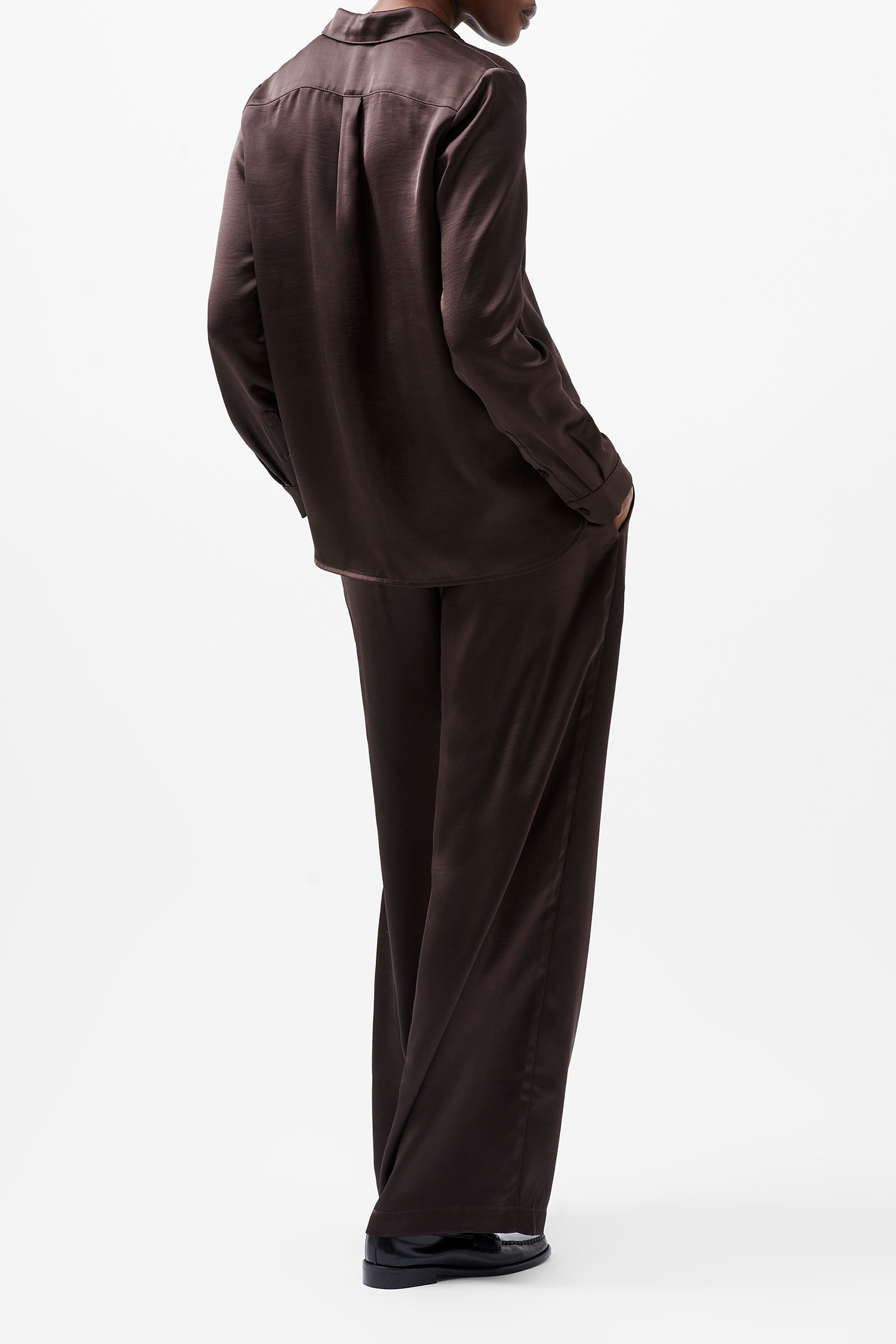 SATIN SHIRT CHOCOLATE GANACHE 3