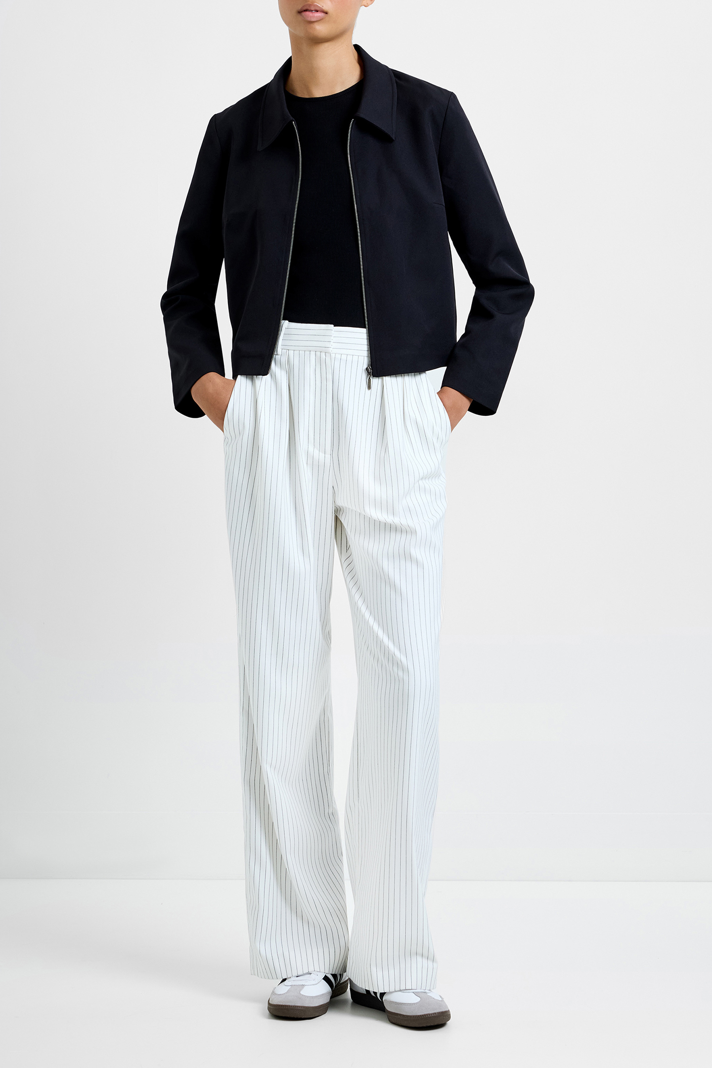 ZIP THROUGH JACKET BLACK 3