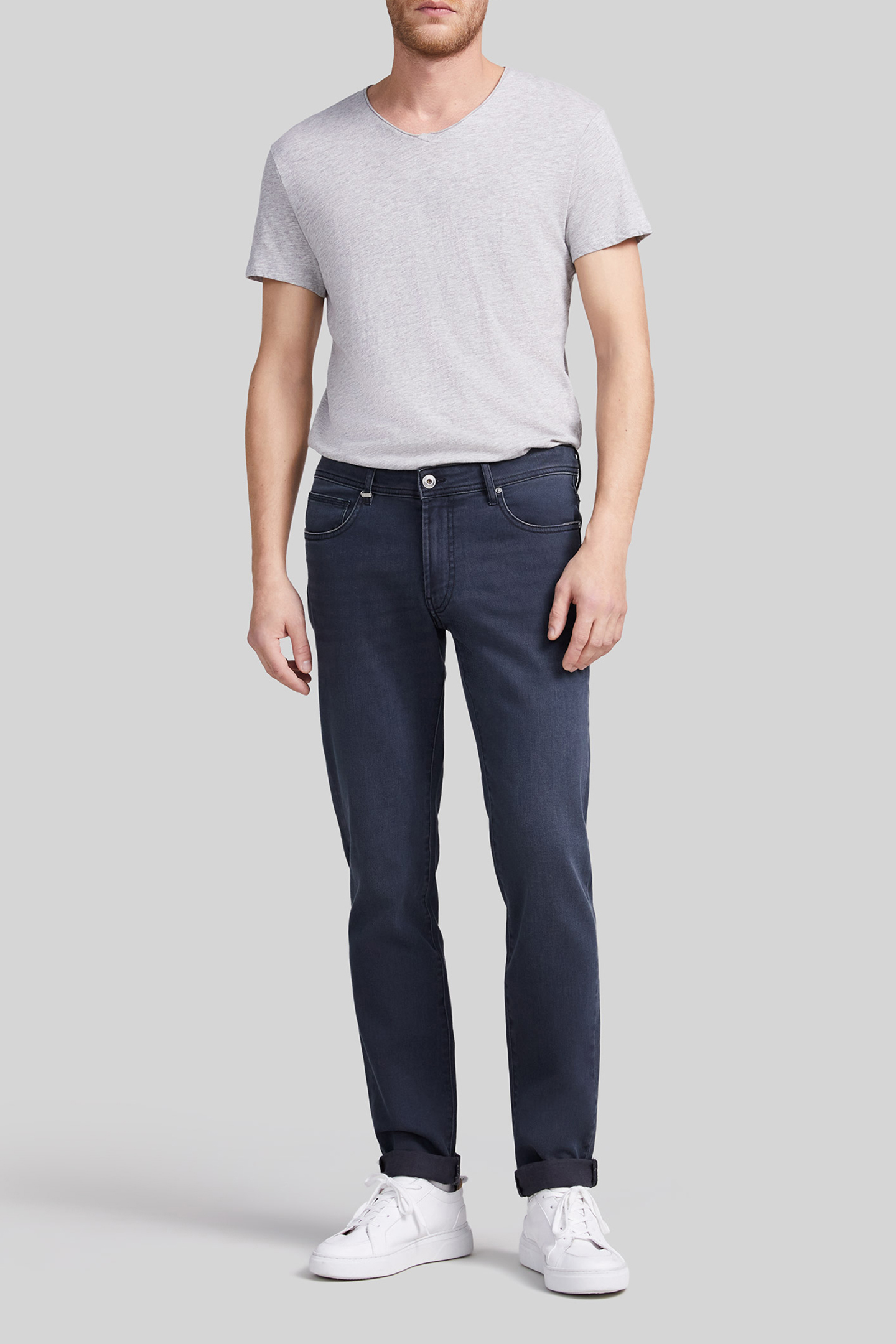 ORGANIC COTTON SLIM JEANS STEEL 3