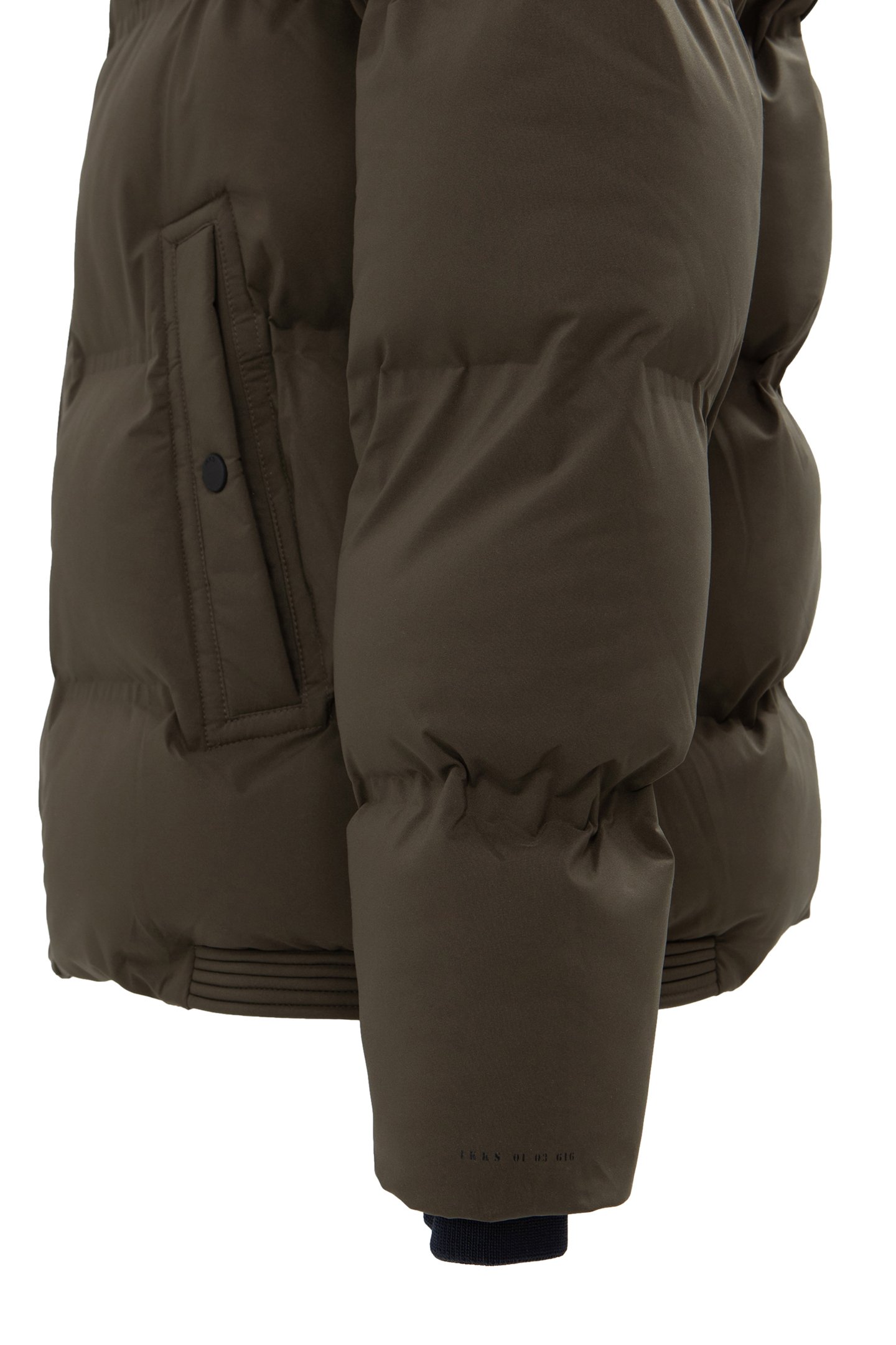 DARK KHAKI QUILTED PADDED JACKET DARK KAKI 9