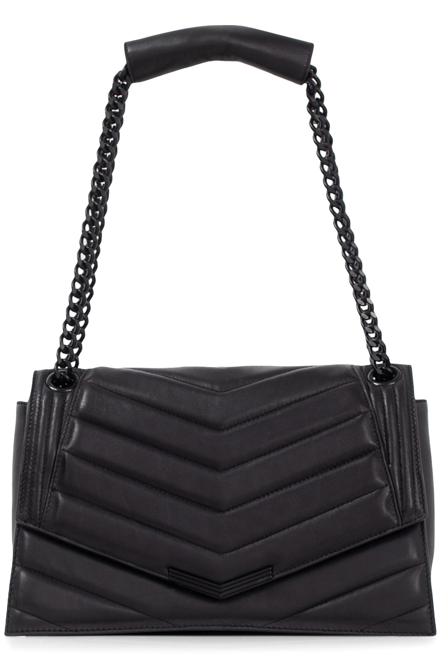 BLACK QUILTED LEATHER THE 1 TIMELESS BAG SIZE L BLACK 1