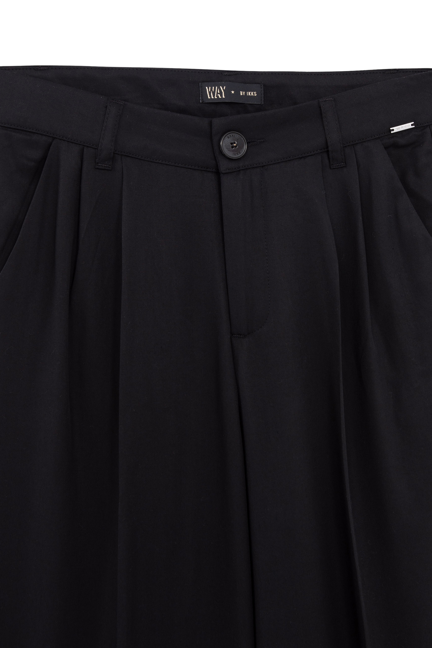 GIRLS’ BLACK LYOCELL® WIDE TROUSERS WITH DARTS 3