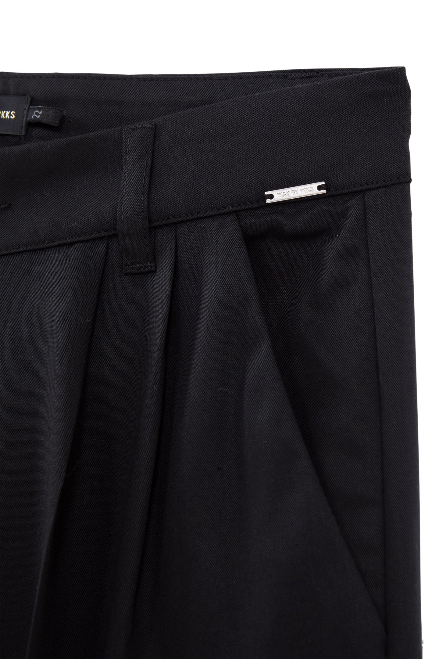 GIRLS’ BLACK LYOCELL® WIDE TROUSERS WITH DARTS 5