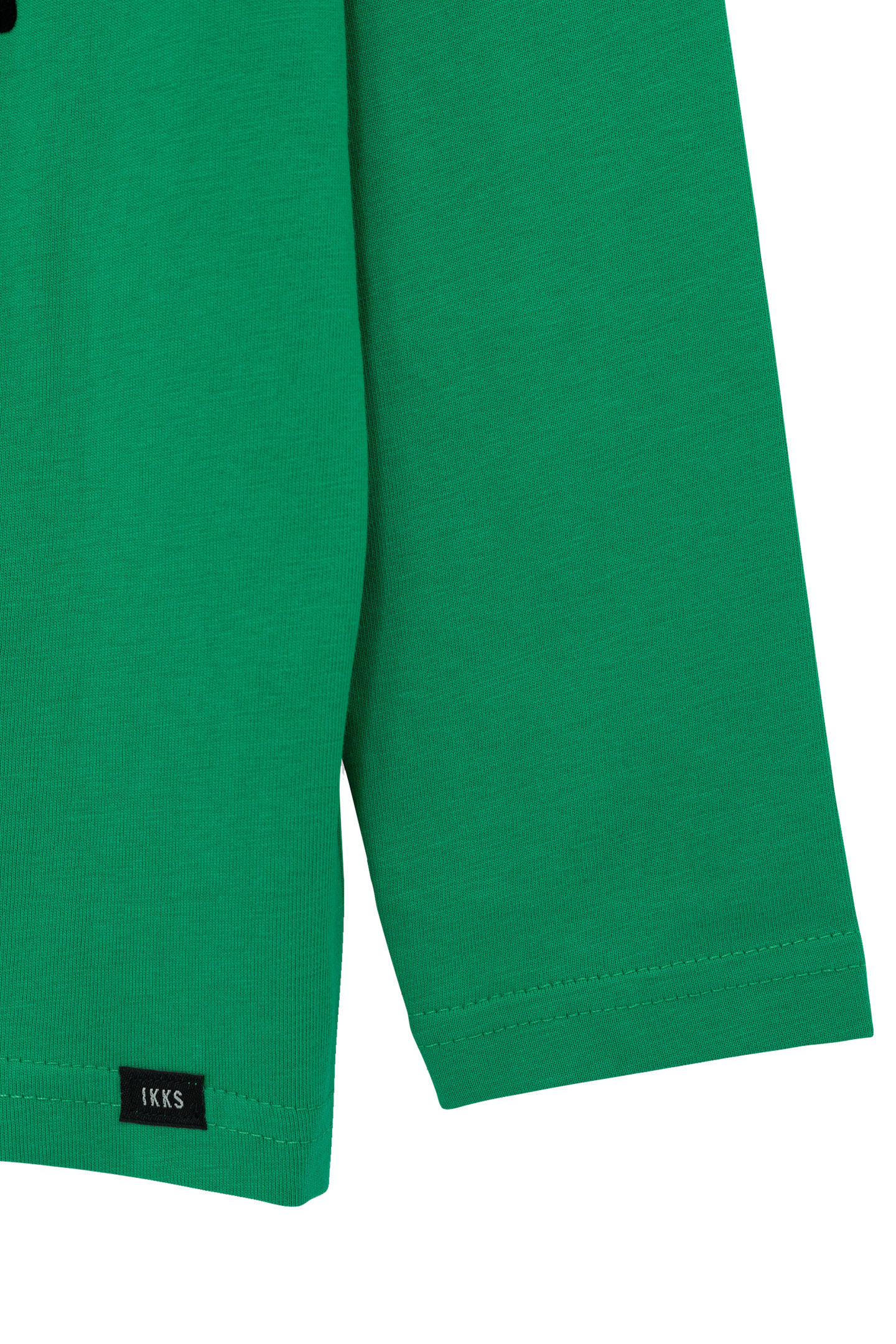 BOY'S GREEN ORGANIC COTTON GLOWING LEOPARD EYES T-SHIRT 3