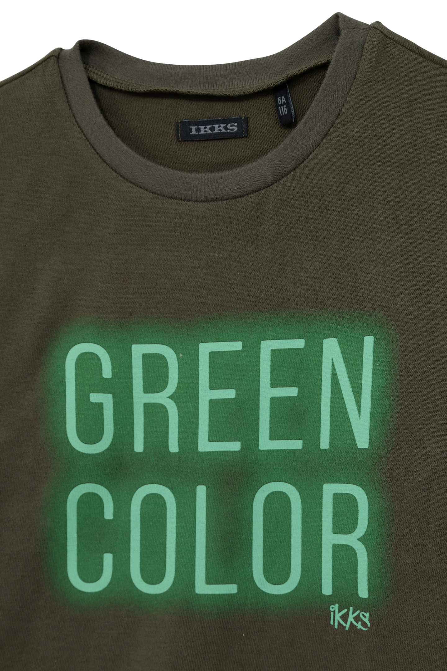 BOY'S KHAKI MESSAGE T-SHIRT 3