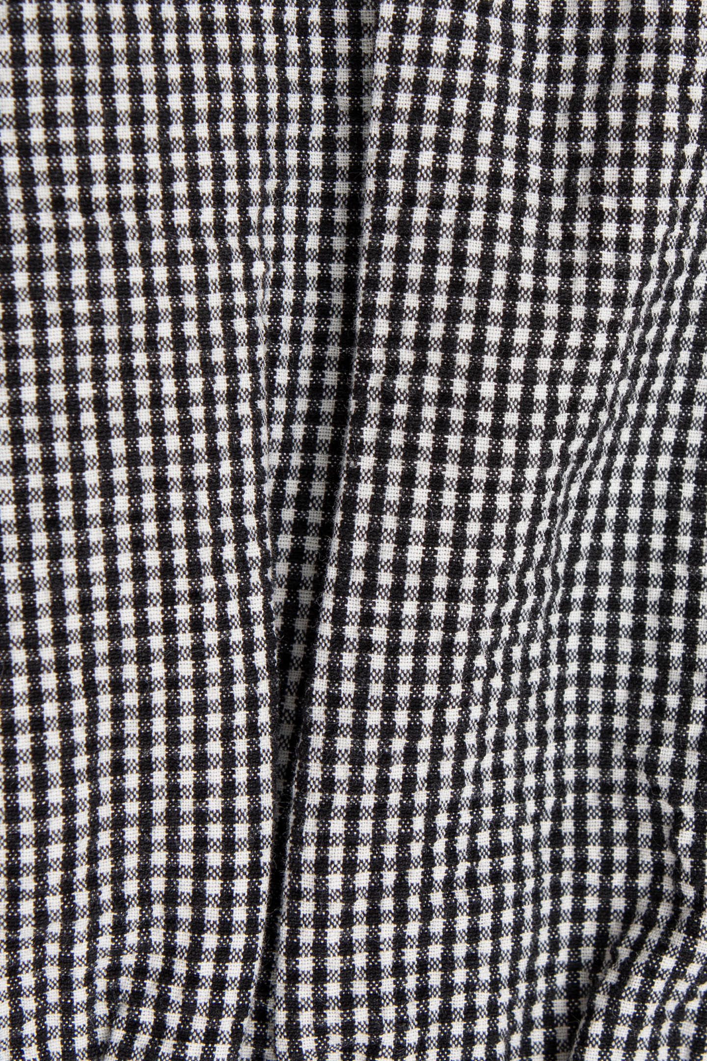 BABY GIRL DRESS IN ECRU WITH BLACK GINGHAM PATTERN 6