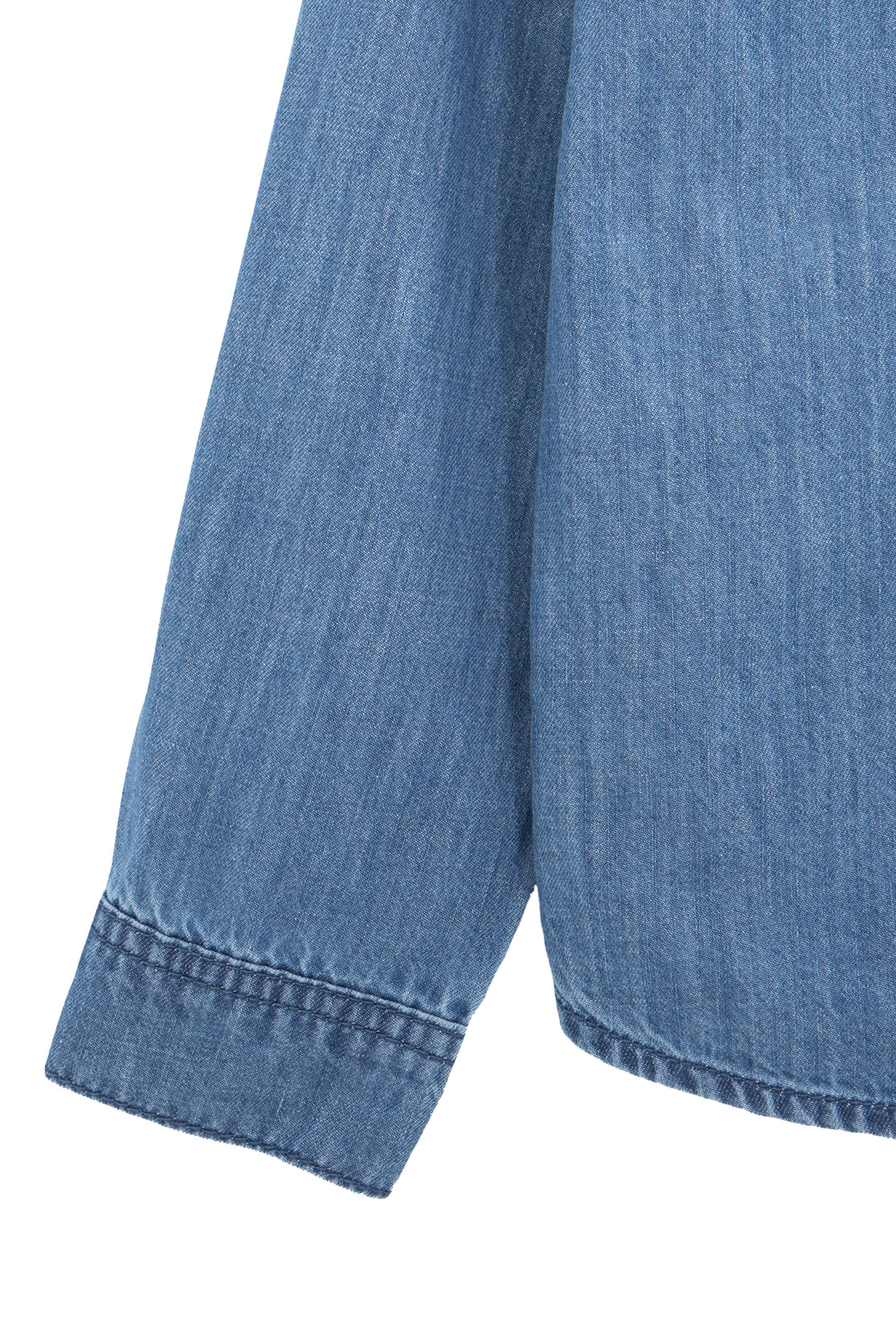 BLUE DENIM SHIRT WATERLESS MESSAGE BACK BOY 4