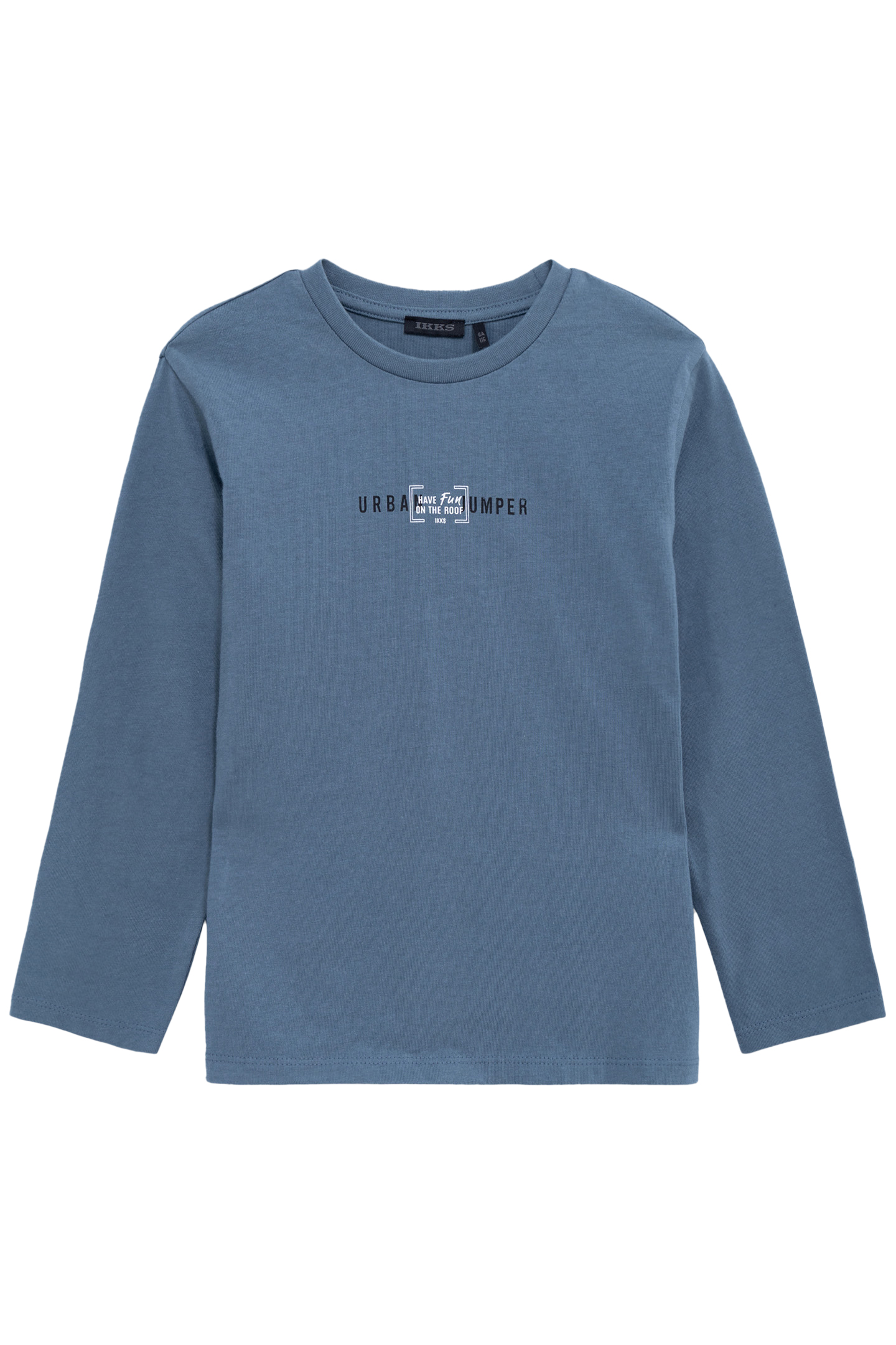 BOY'S BLUE ORGANIC COTTON T-SHIRT WITH PHOSPHORESCENT BACK 1