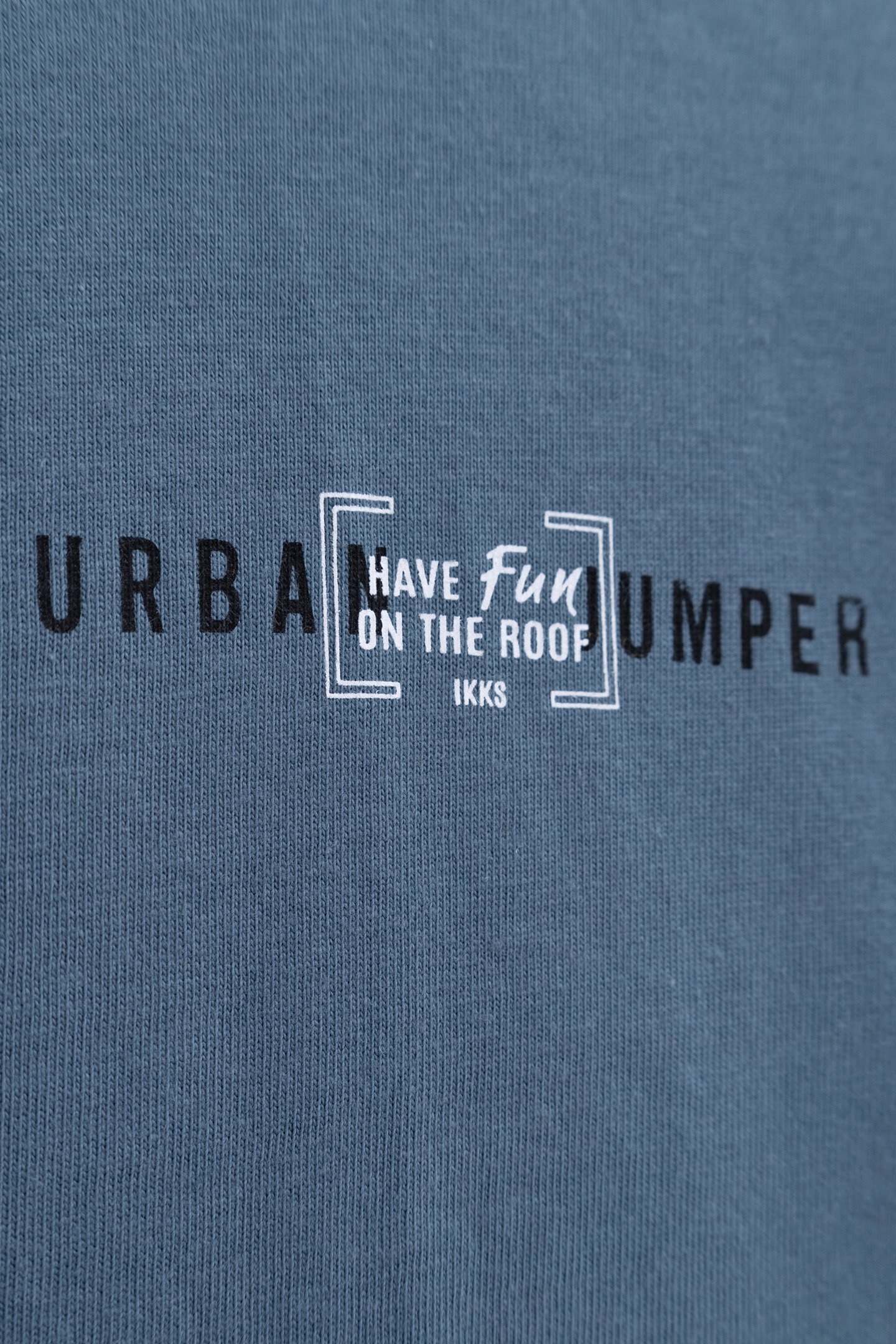 BOY'S BLUE ORGANIC COTTON T-SHIRT WITH PHOSPHORESCENT BACK 4