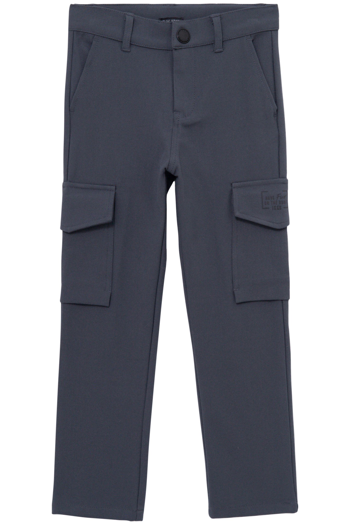 GREY CHINO BATTLE PANTS FOR BOYS 1