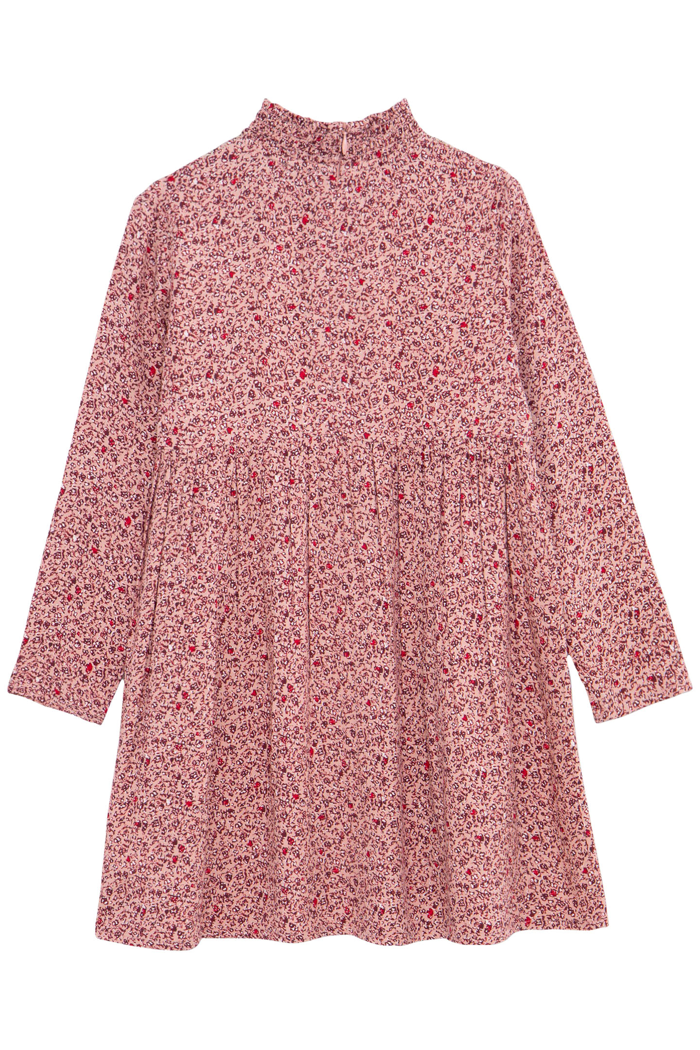 GIRL'S PINK FLORAL PRINT DRESS 2
