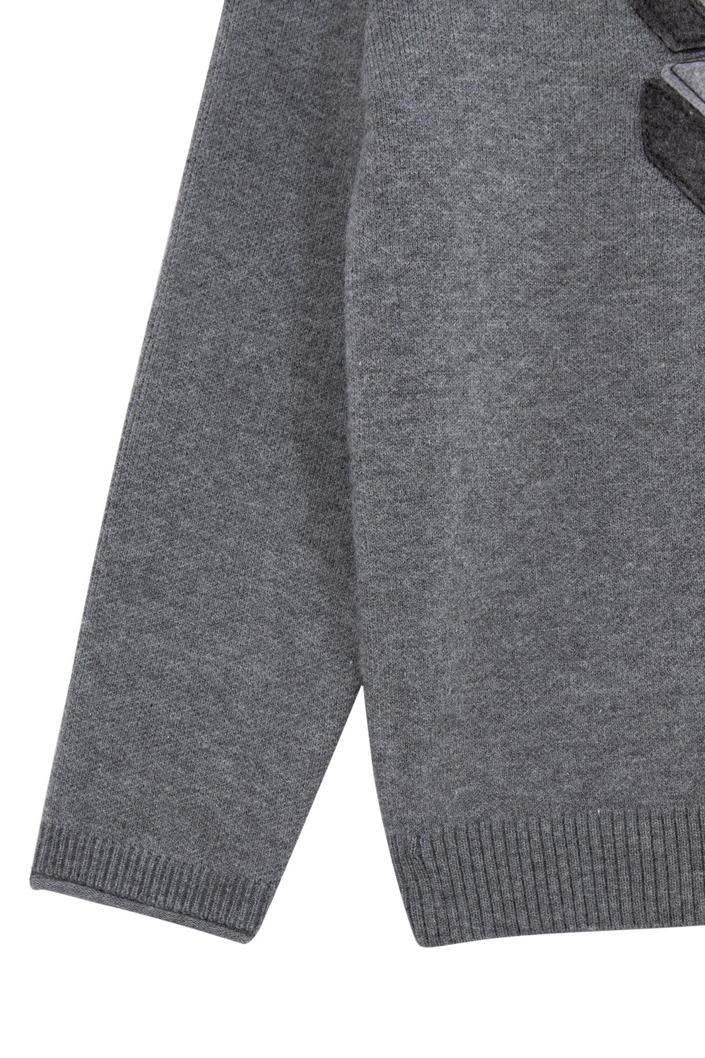 BOY’S GREY KNIT HOODIE WITH XL LIGHTNING BADGE 3