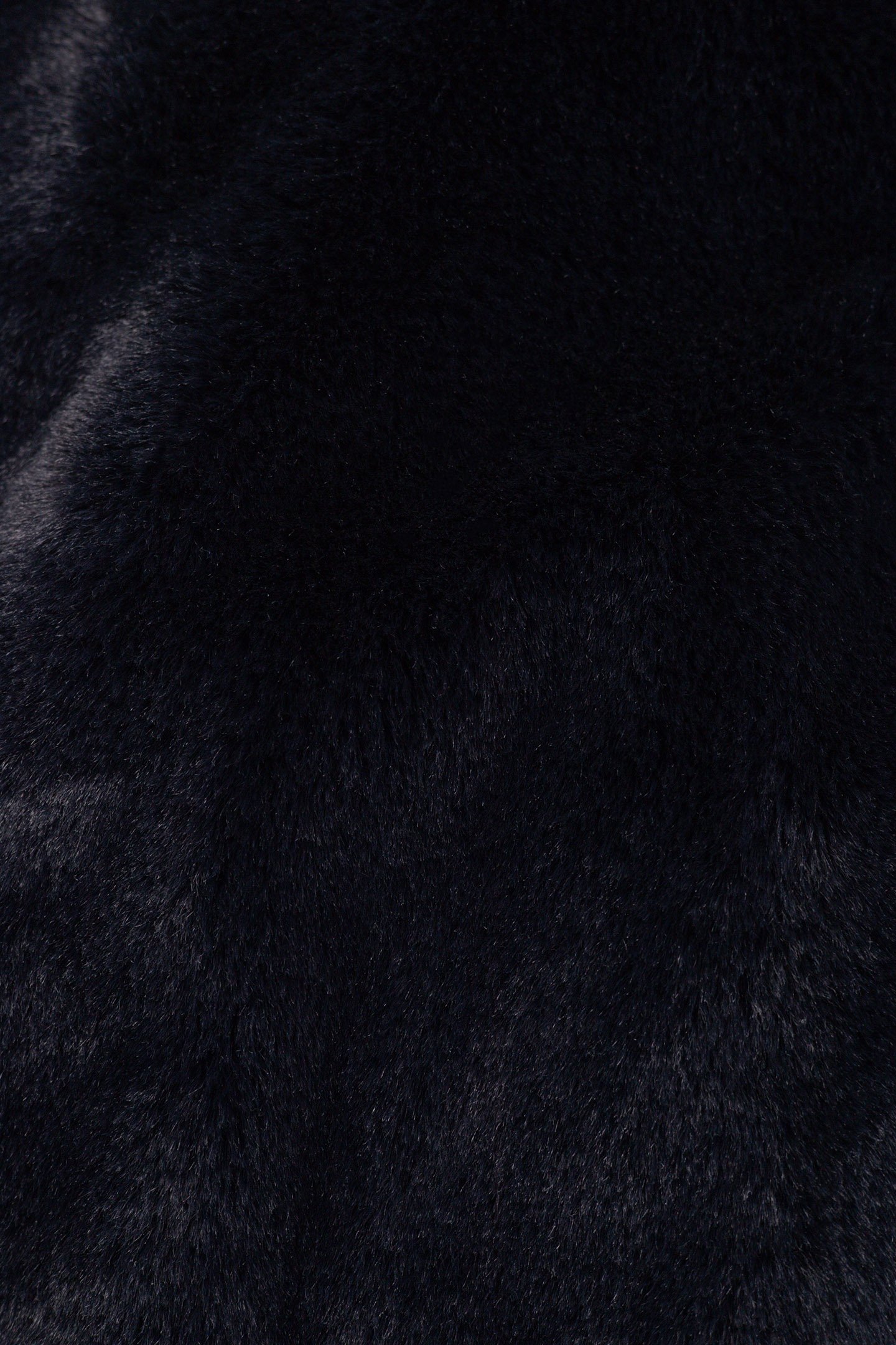 GIRL'S BLACK HOODED SHERPA MAXI HERRINGBONE BACK JACKET 8