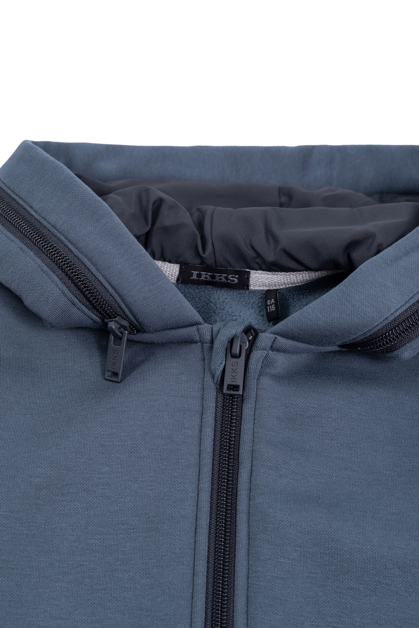 BOY'S BLUE ZIPPED HOODED CARDIGAN 3