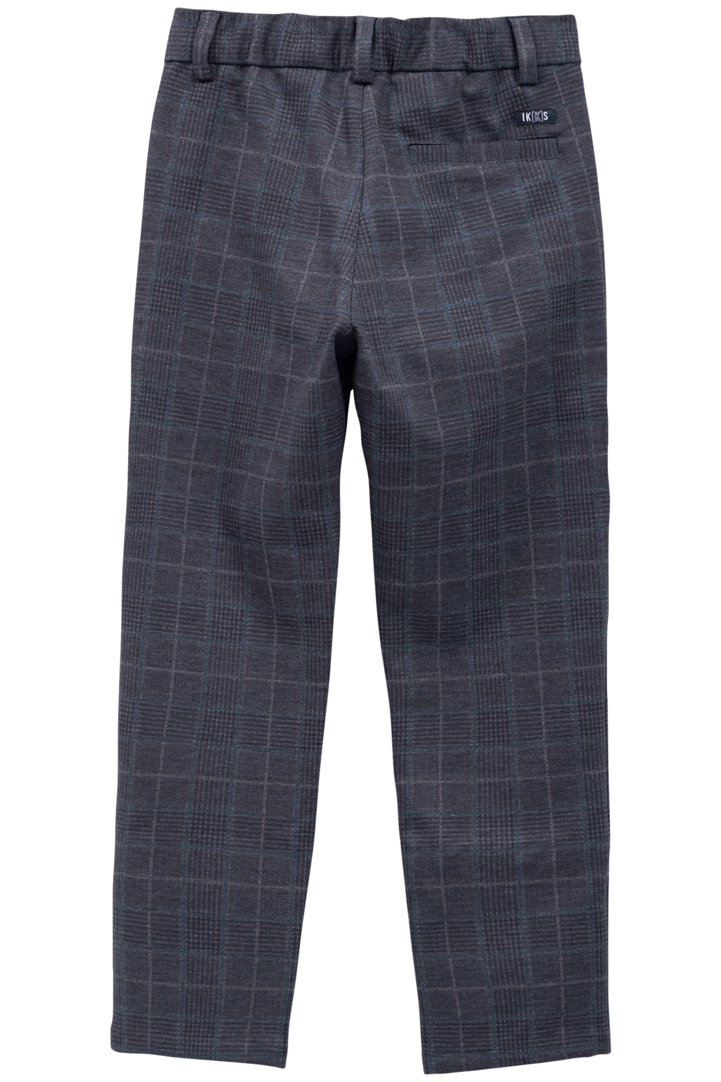 BOY'S GREY PRINCE OF WALES KNIT PANTS 2