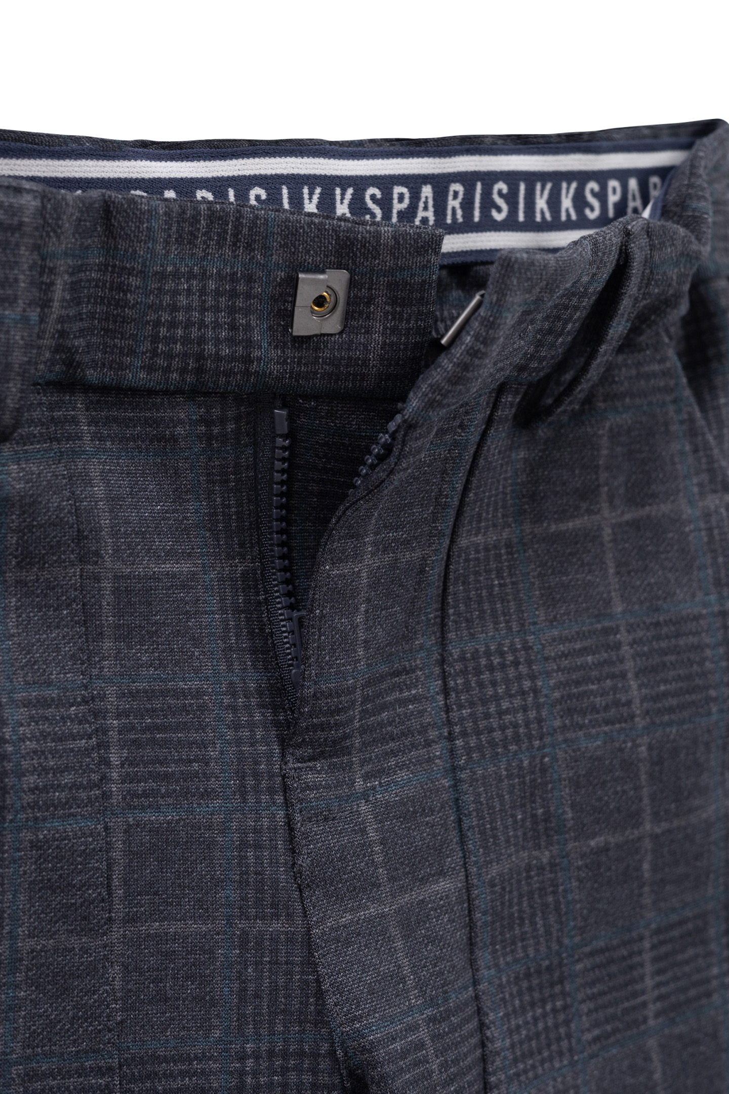 BOY'S GREY PRINCE OF WALES KNIT PANTS 5