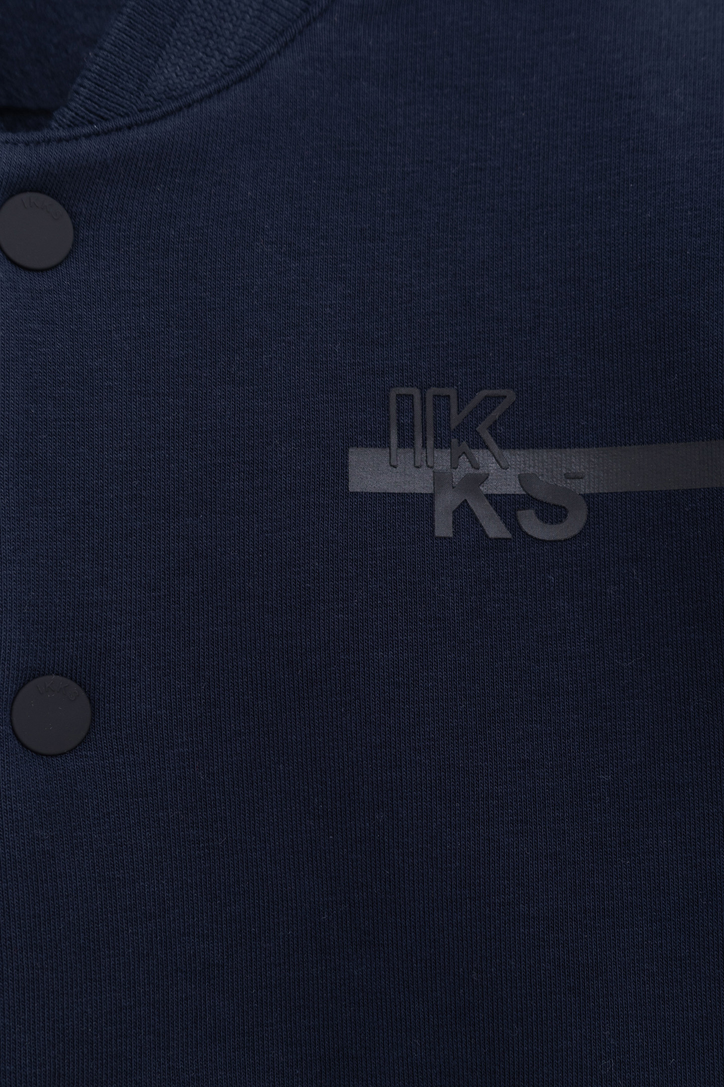 BOY'S NAVY FLEECE CARDIGAN WITH TEDDY COLLAR 6