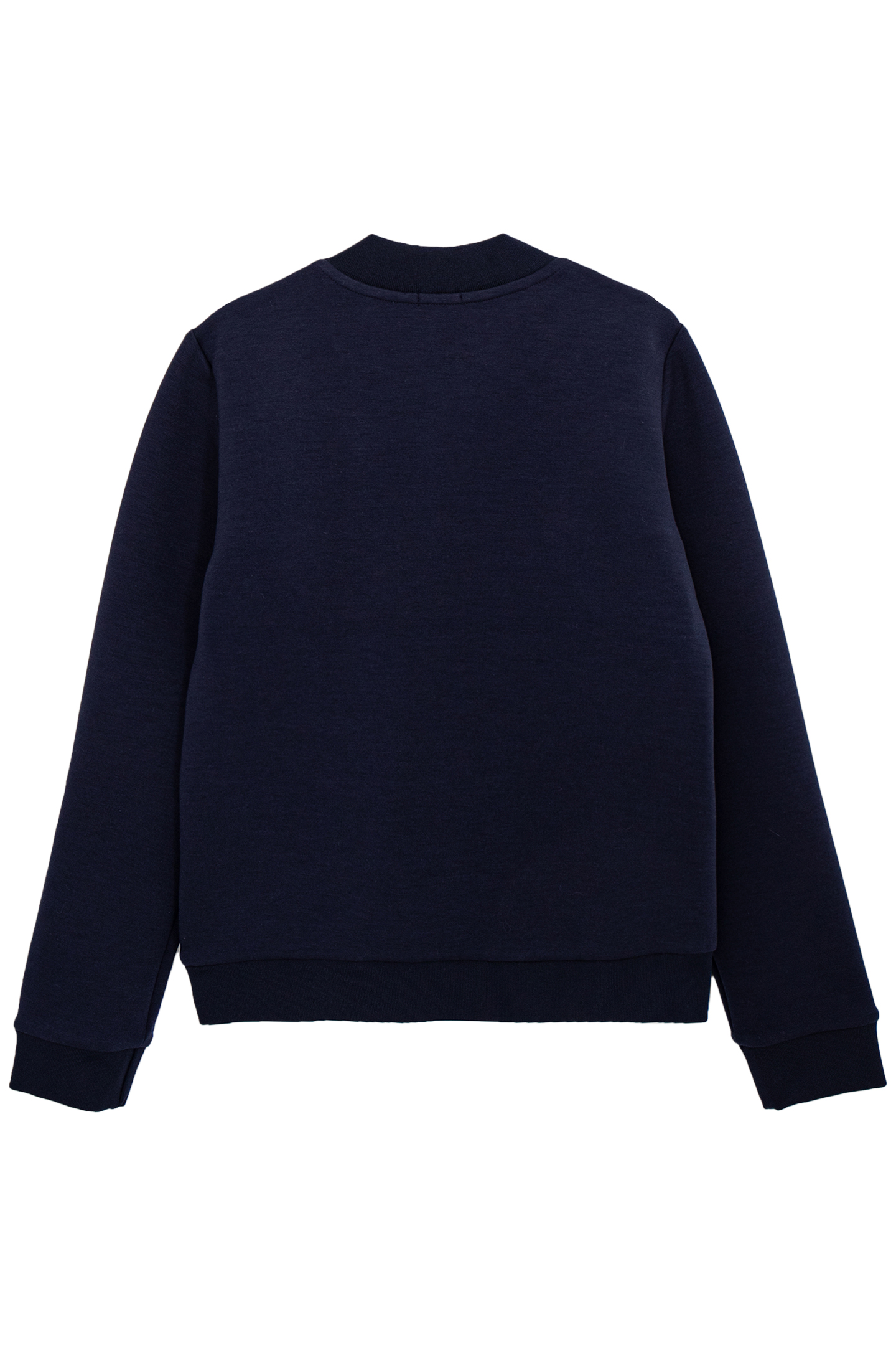 BOY'S NAVY TEDDY-NECK SWEATSHIRT 2