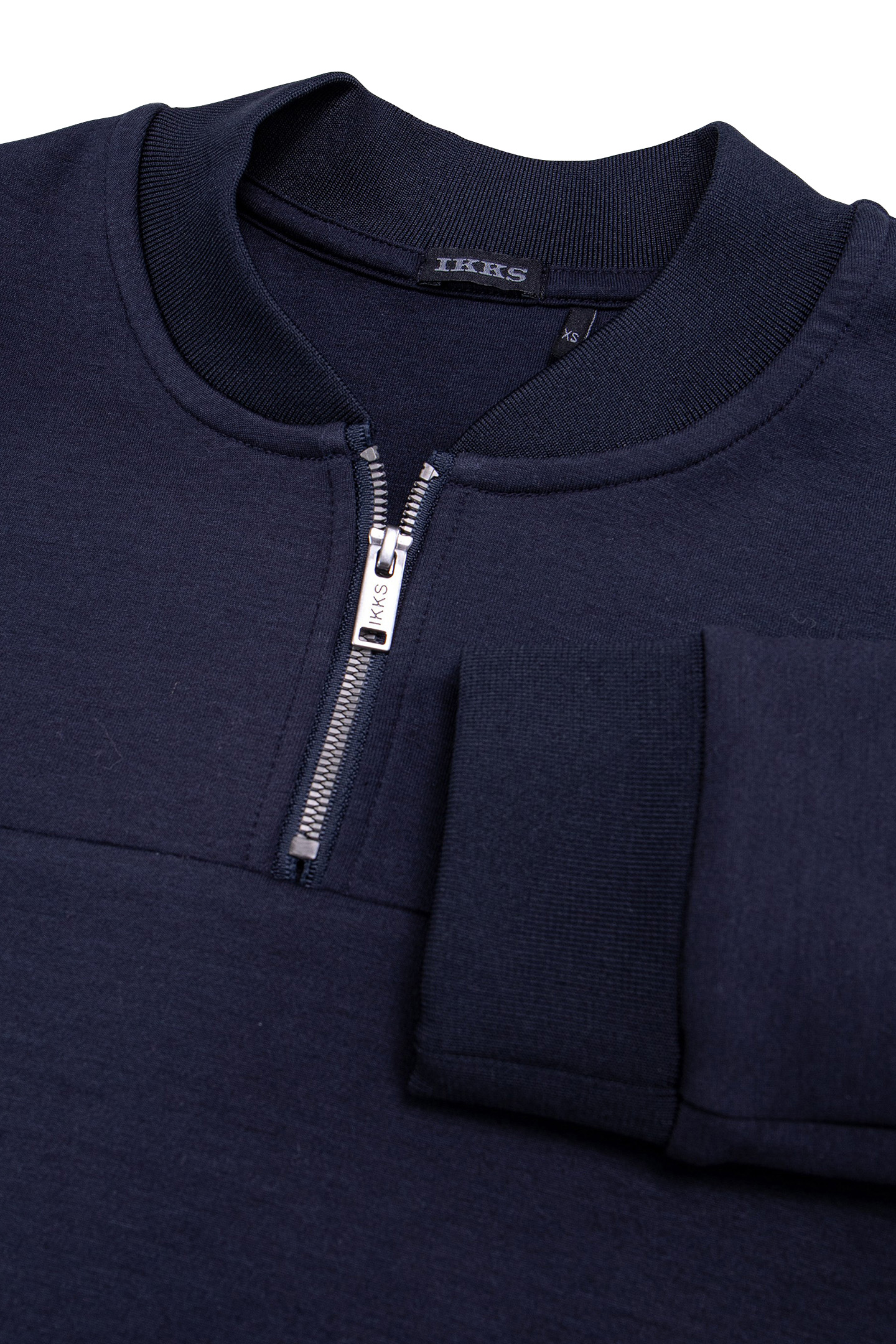 BOY'S NAVY TEDDY-NECK SWEATSHIRT 3