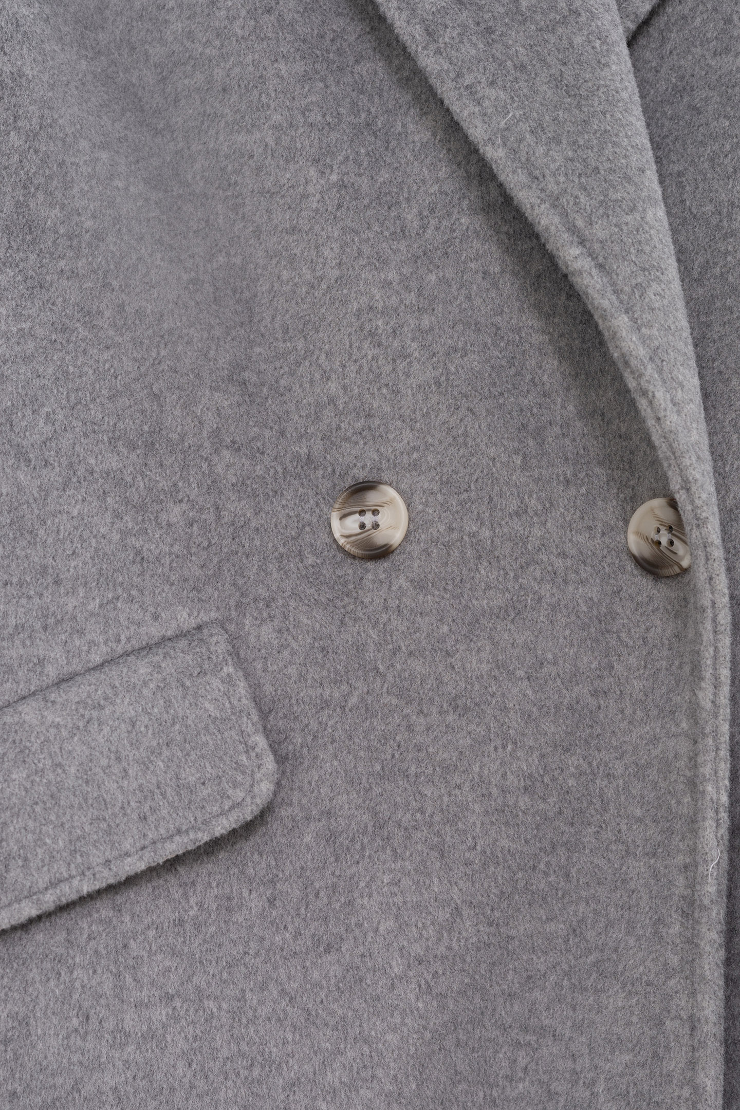 GIRL'S LONG GREY WOOL COAT 5