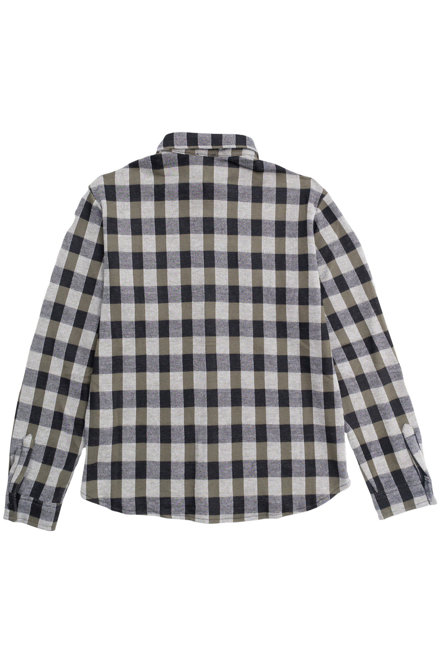 BOY'S BLACK PLAID SHIRT WITH DETACHABLE HOOD 4
