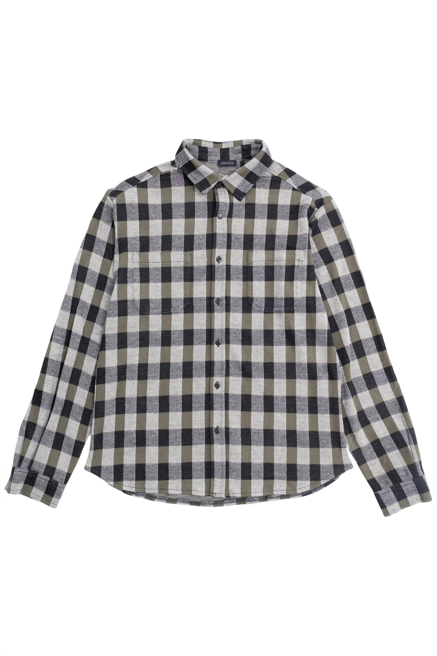 BOY'S BLACK PLAID SHIRT WITH DETACHABLE HOOD 3
