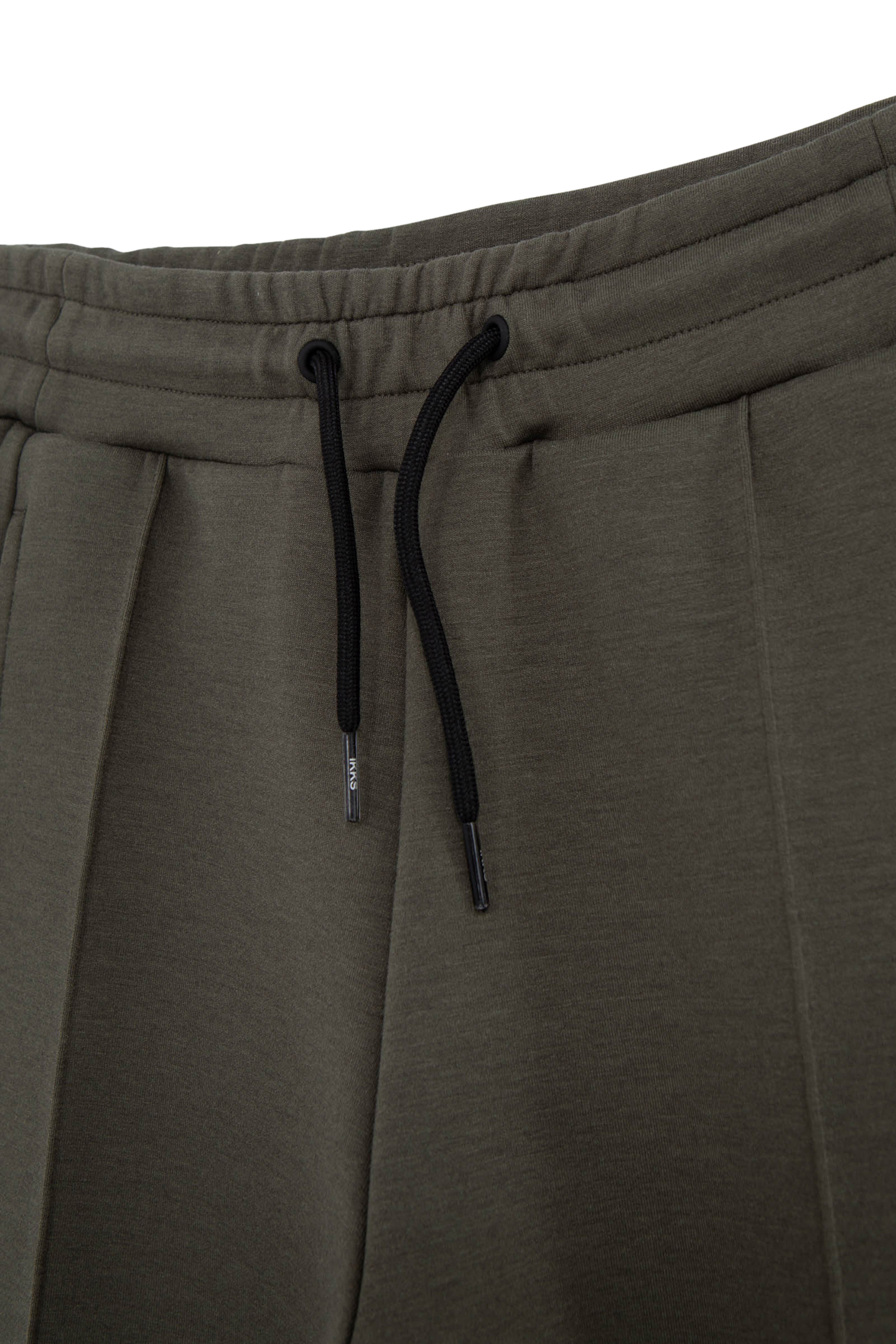 BOY'S KHAKI JOGGING SUIT WITH MARKED PLEATS 3