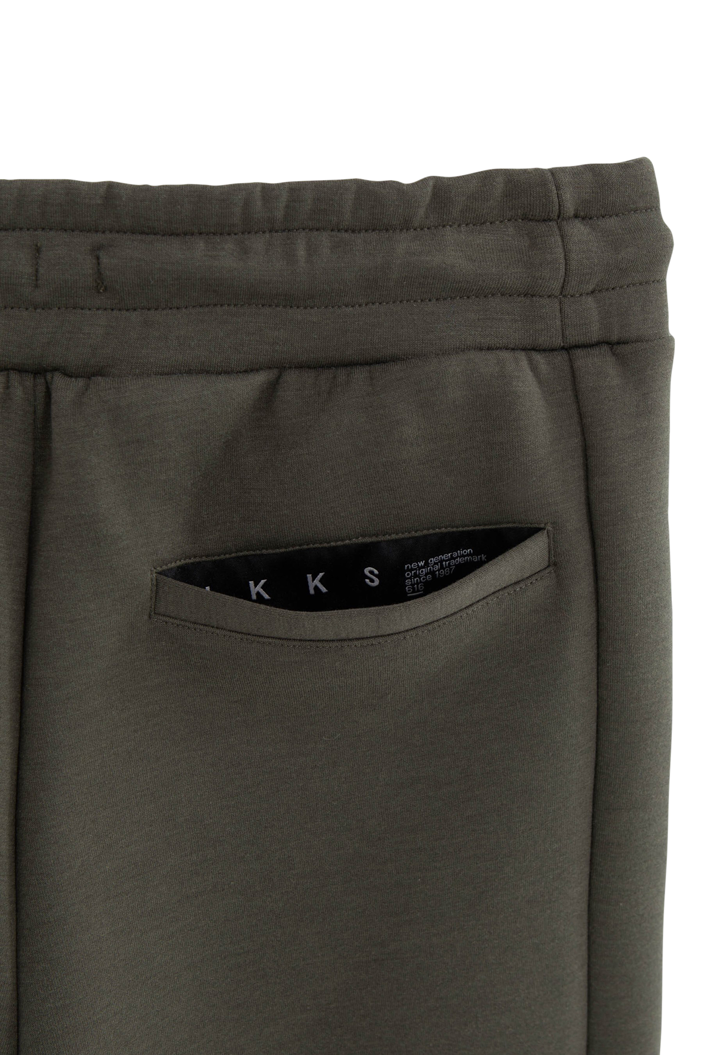 BOY'S KHAKI JOGGING SUIT WITH MARKED PLEATS 4