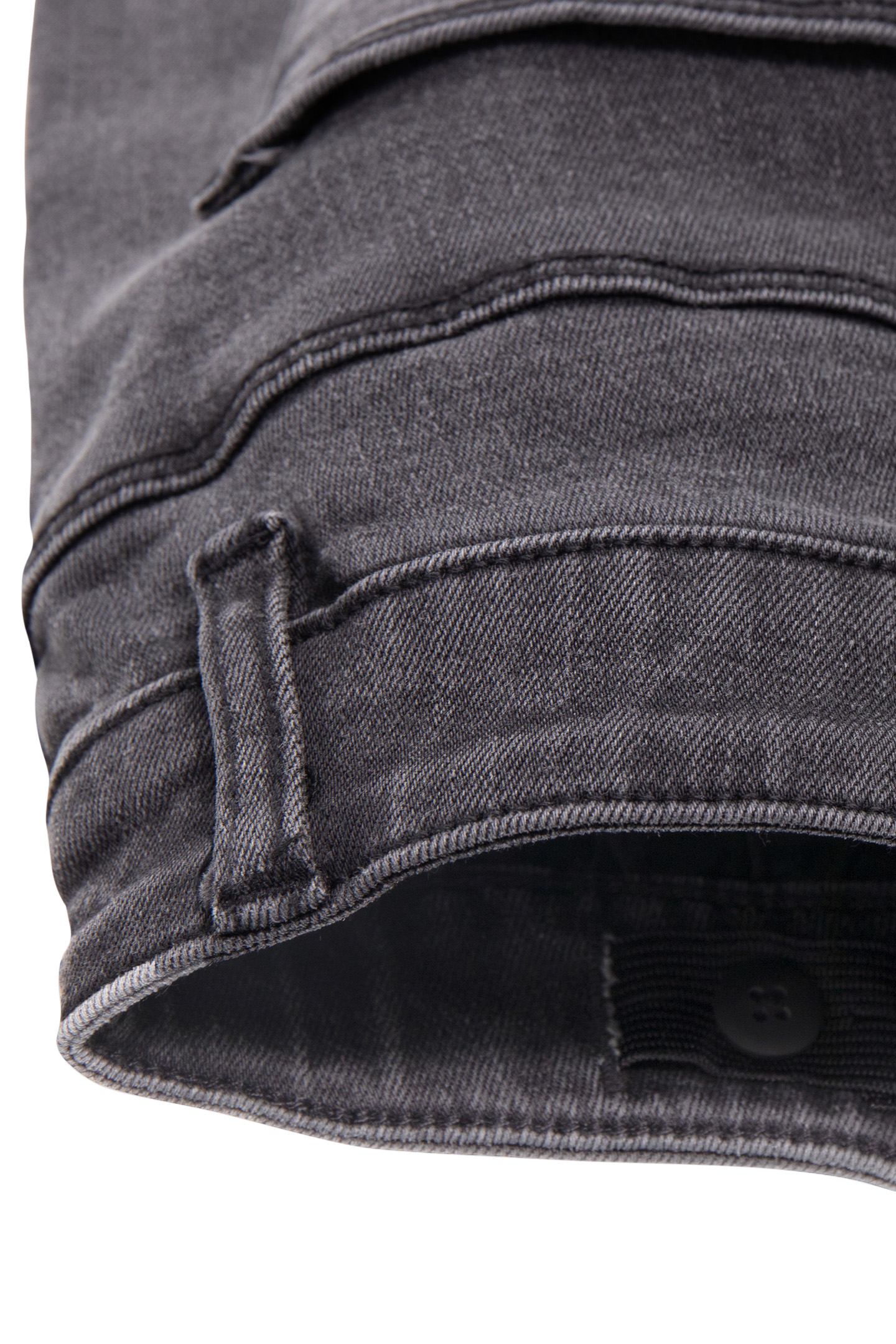 GIRL'S MOM GREY STUDDED JEANS 6