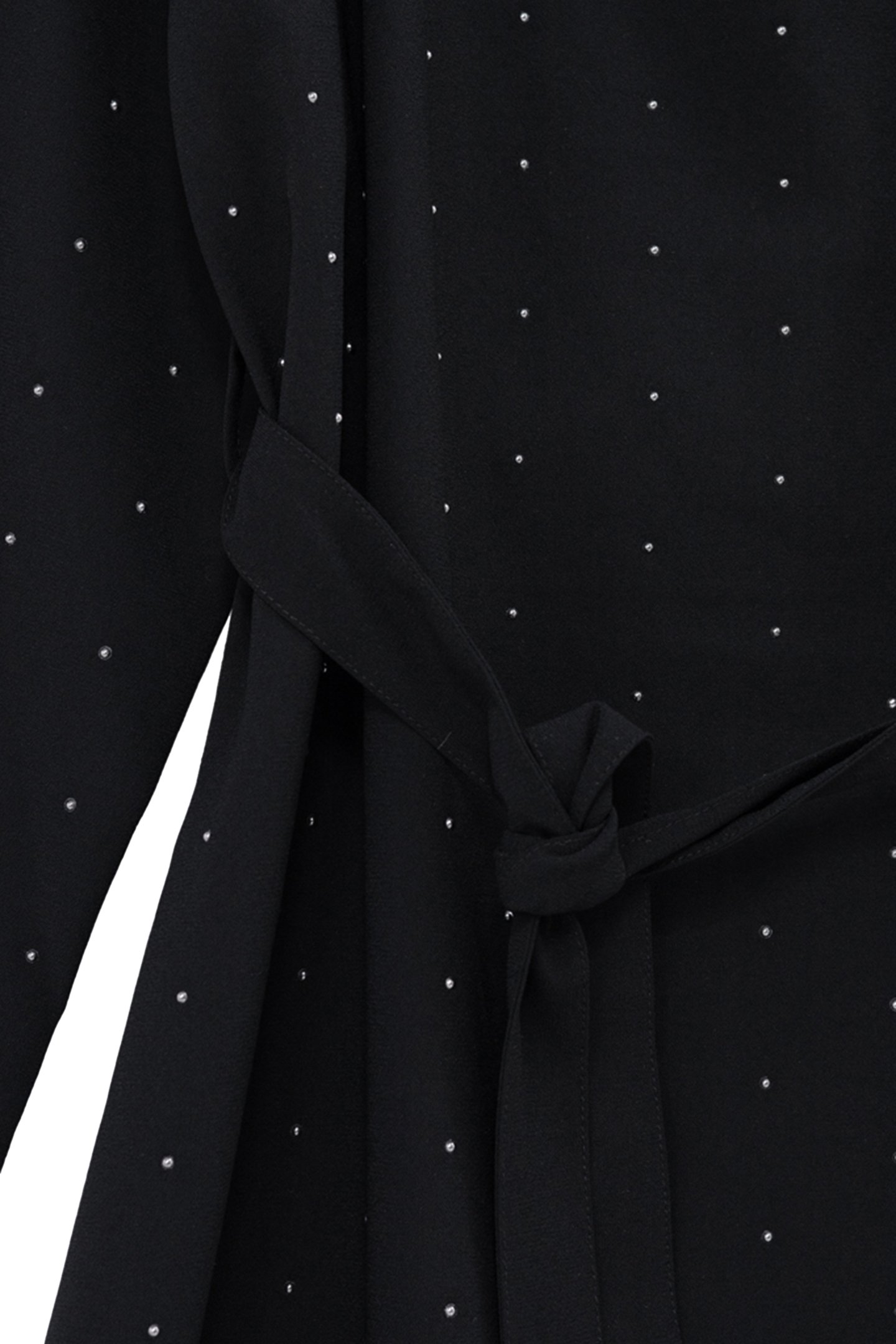 SHORT BLACK DRESS WITH STUD DECORATION 5