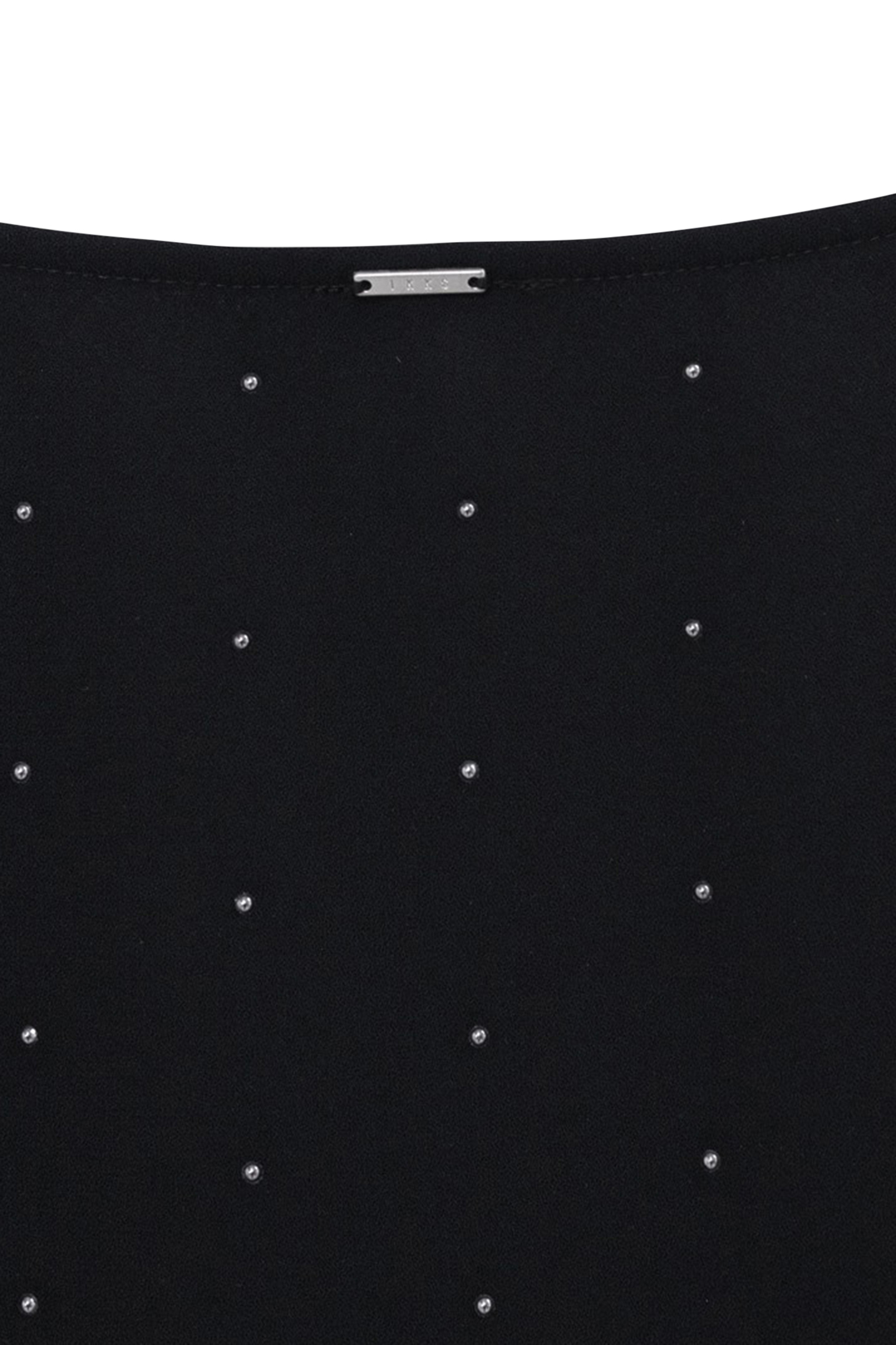 SHORT BLACK DRESS WITH STUD DECORATION 6