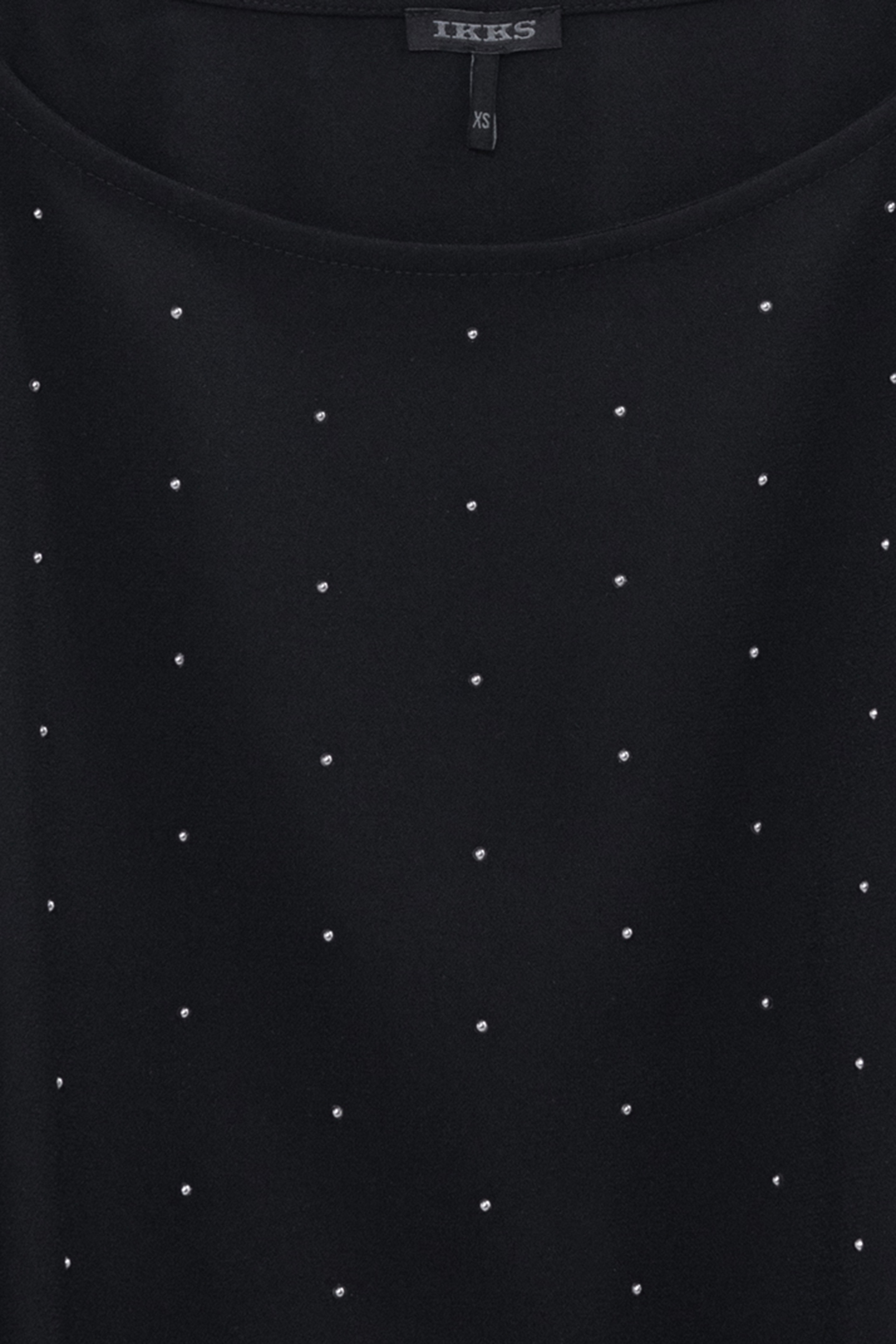 SHORT BLACK DRESS WITH STUD DECORATION 7