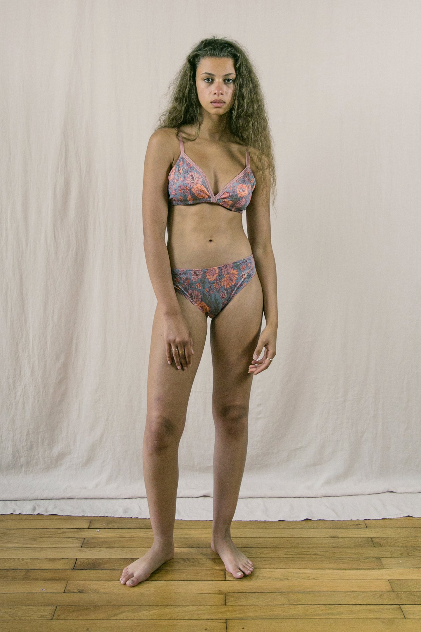 PANTIES KATIA BLUE GARDEN FLOWERS 1