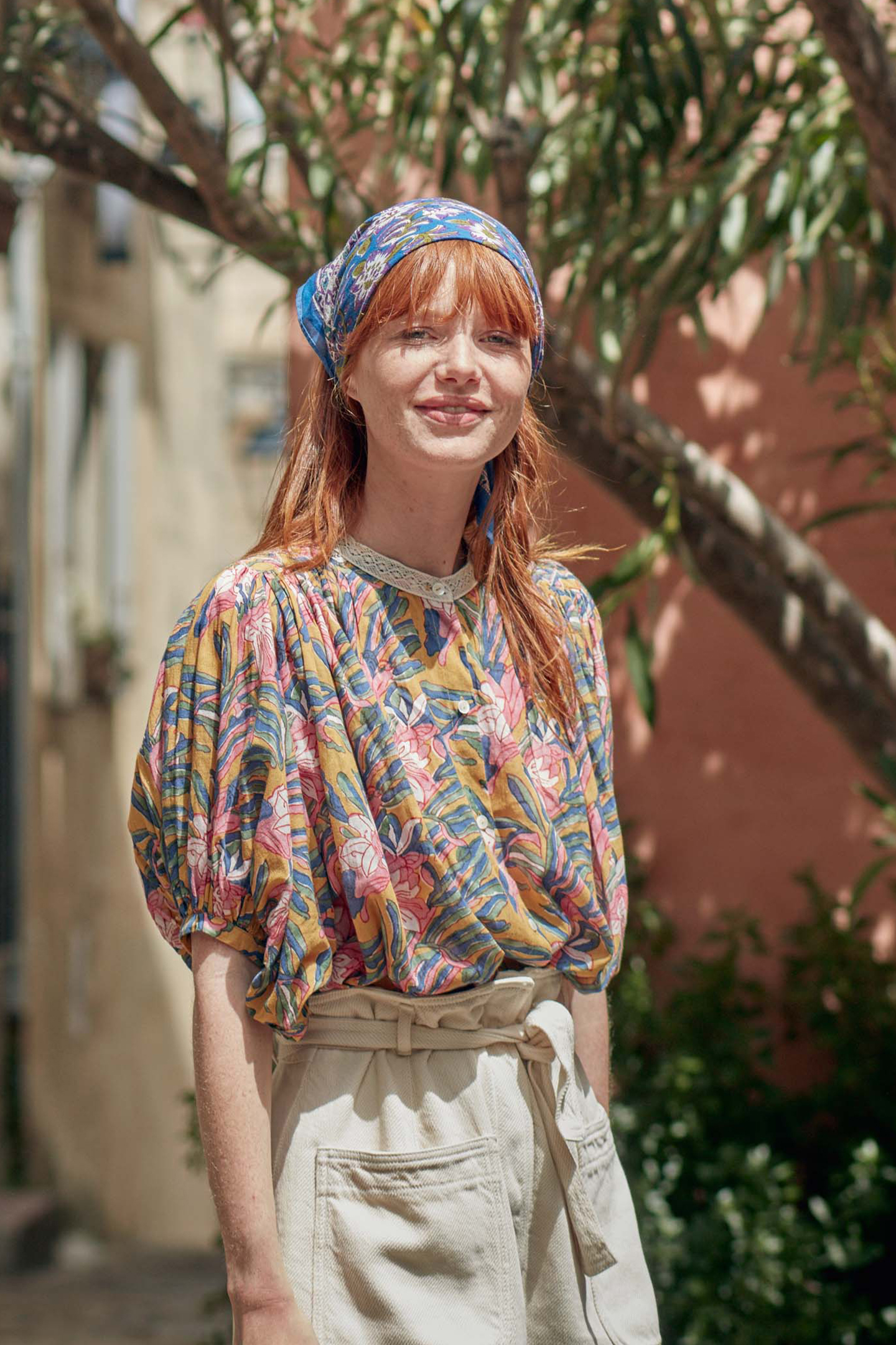 BLOUSE JULIE HONEY FLOWER 1