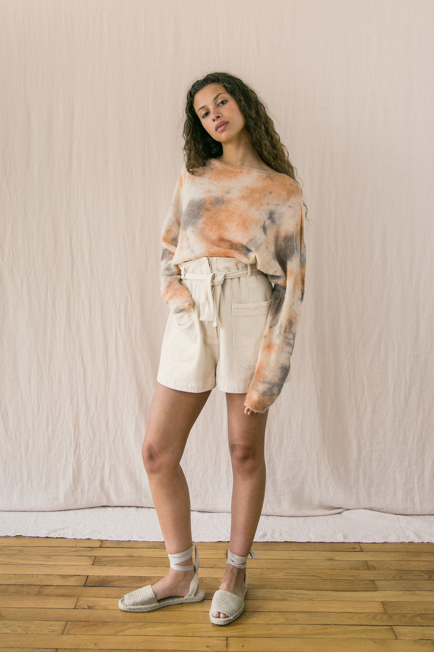 SHORTS VIRGINIA CREAM 1