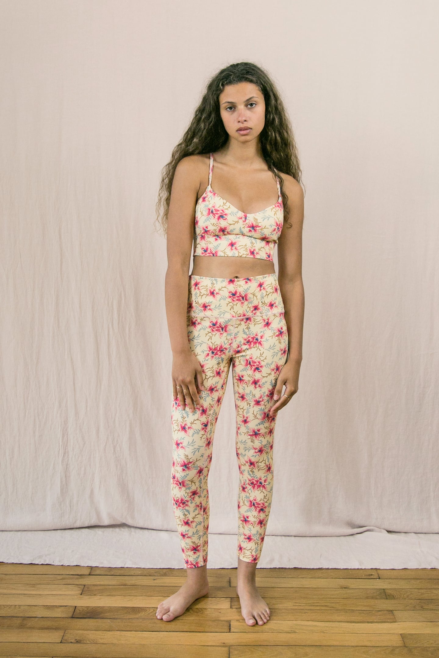 BRA SATNAM RASPBERRY FLOWERS 1