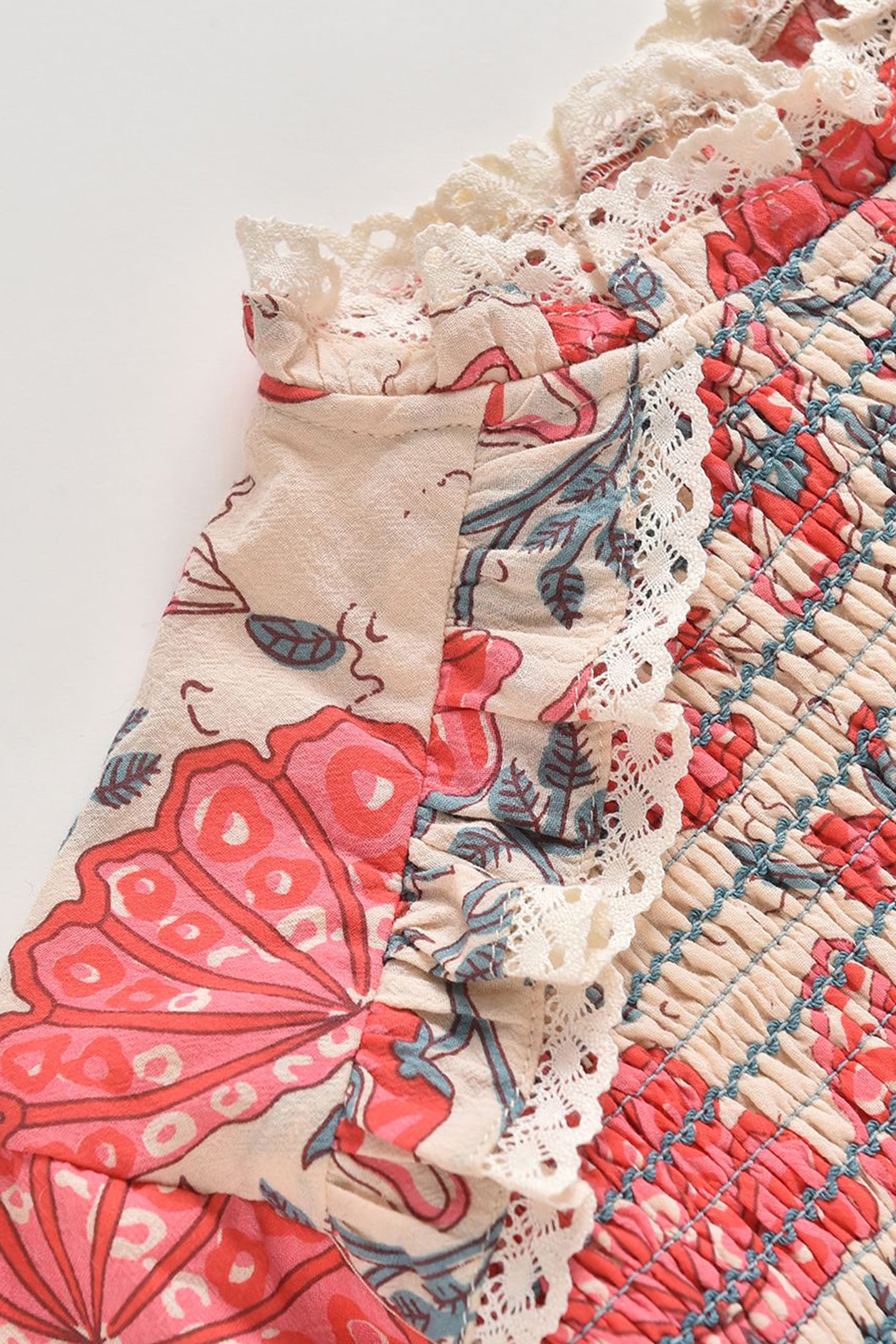 DRESS VEXA CREAM ENDLESSFLOWERS 9