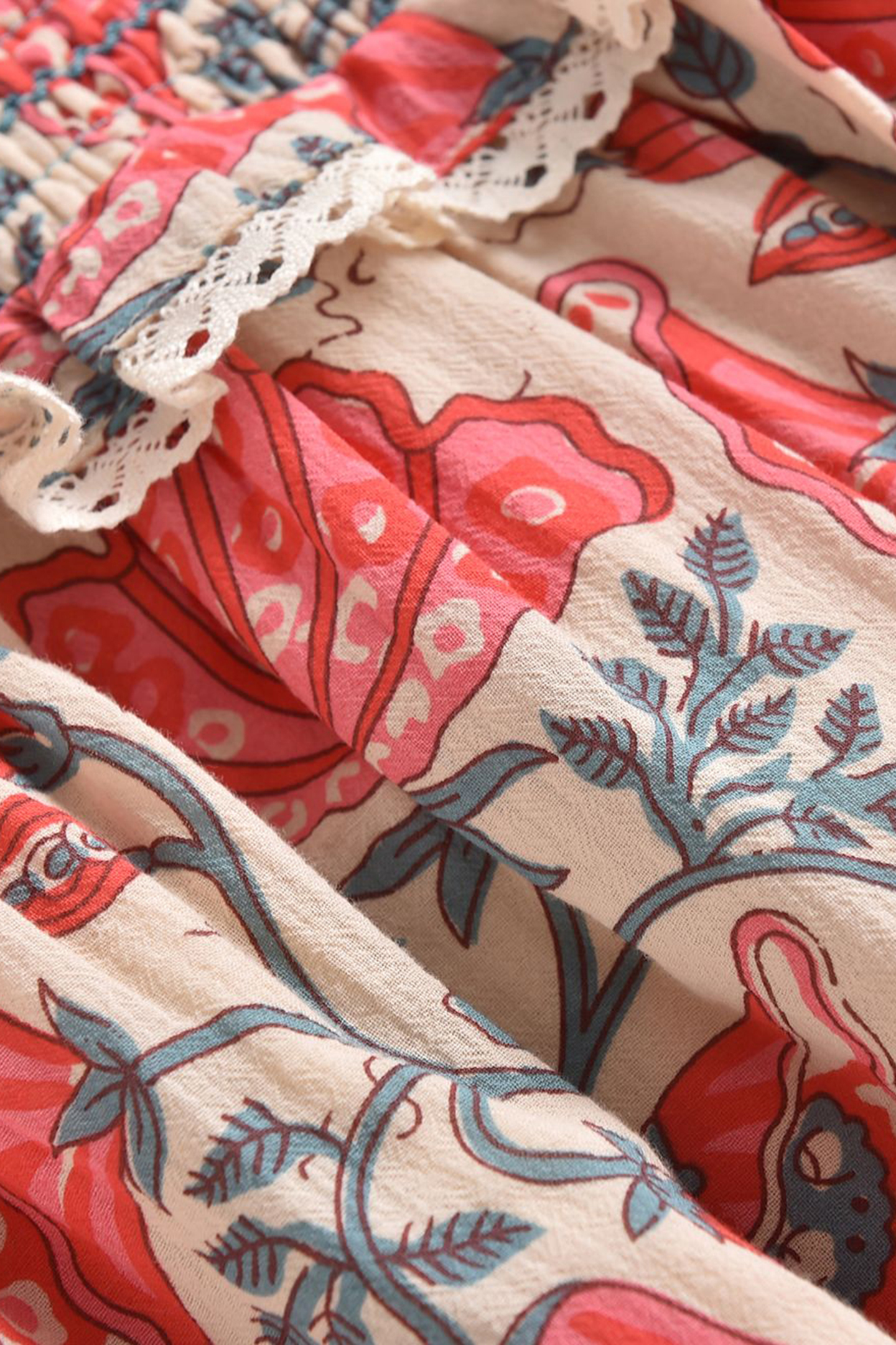 DRESS VEXA CREAM ENDLESSFLOWERS 10