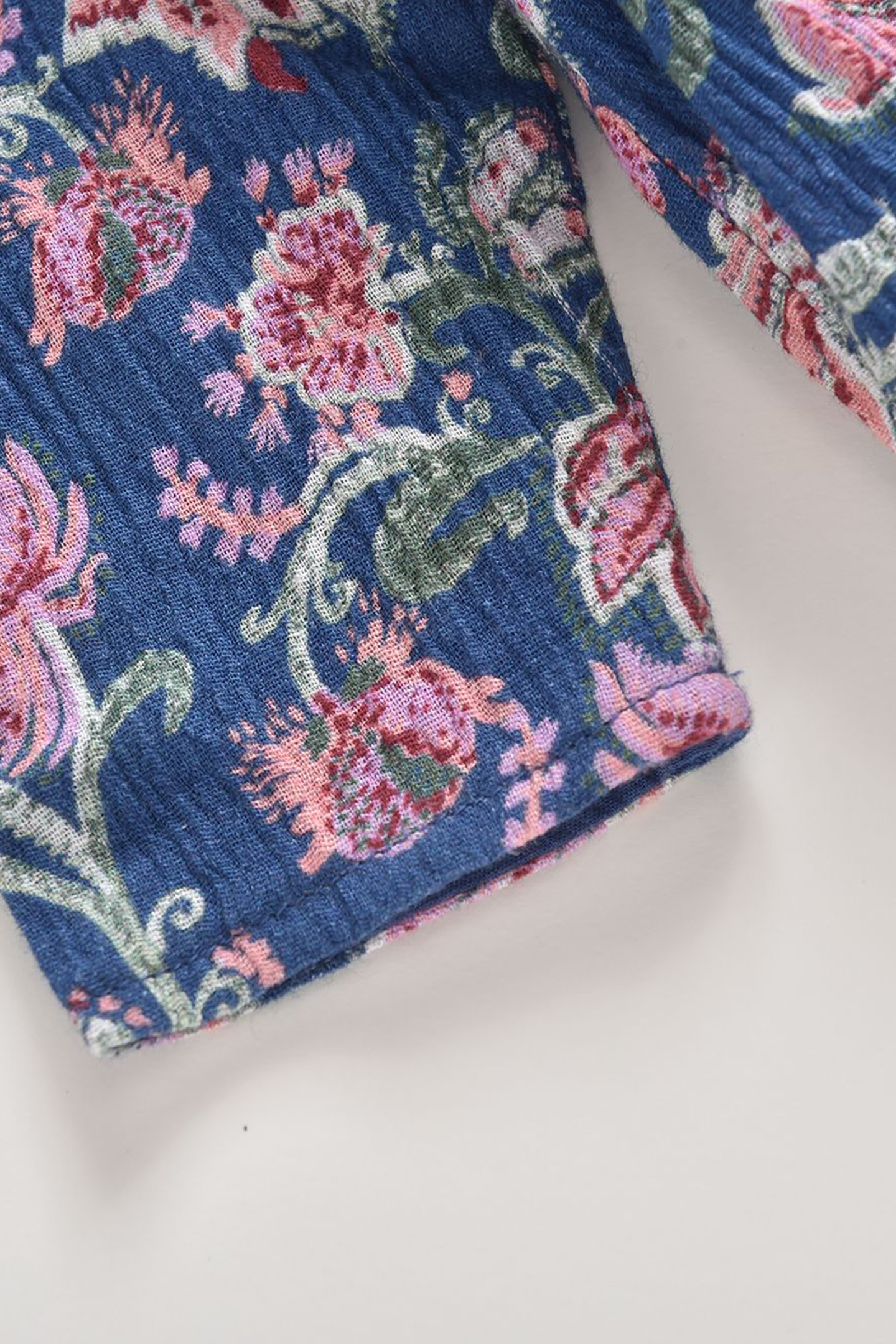 DRESS ROULOTTA BLUE WILD FLOWERS 4