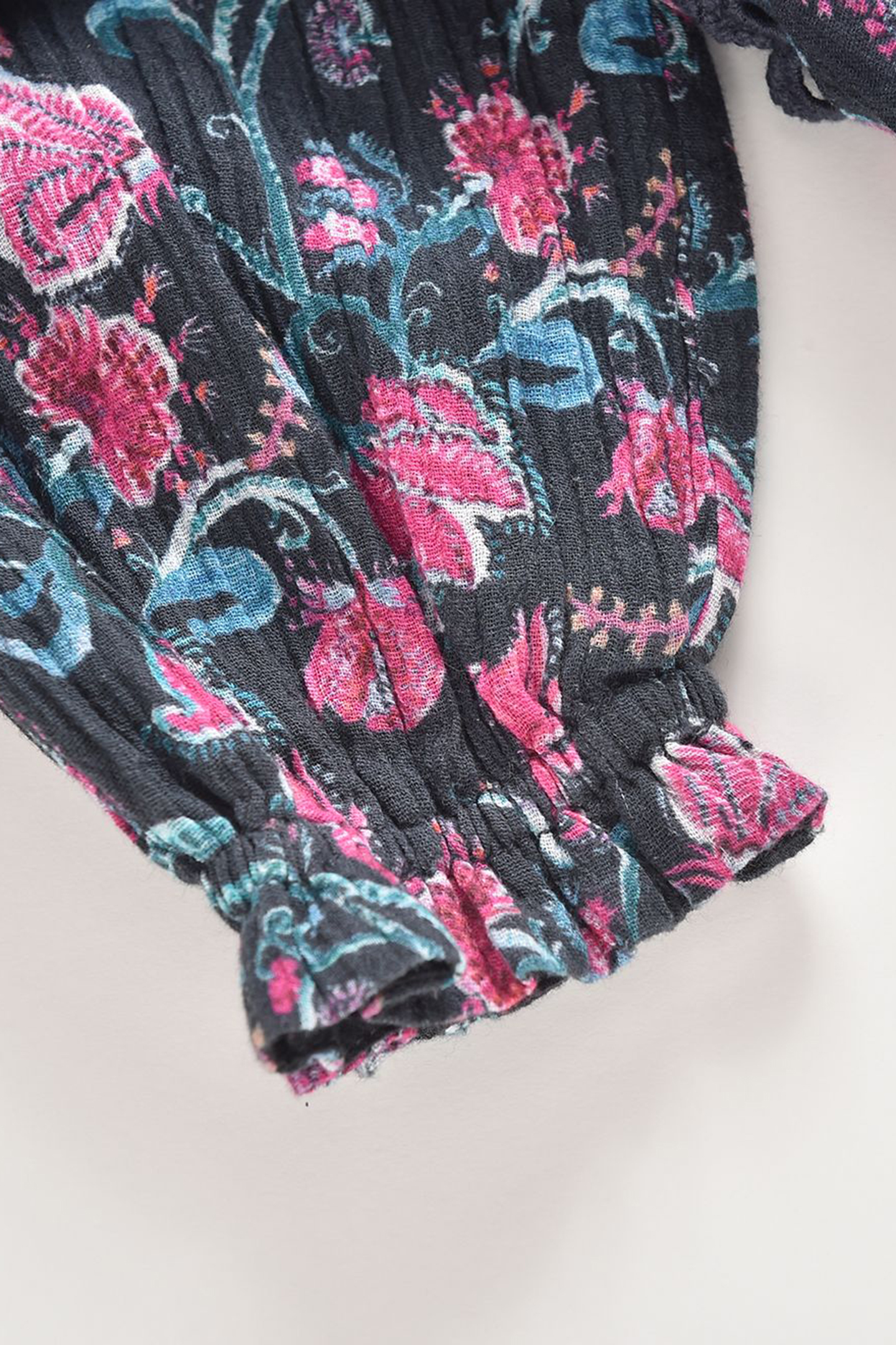 DRESS LARA CHARCOAL WILDFLOWERS 9