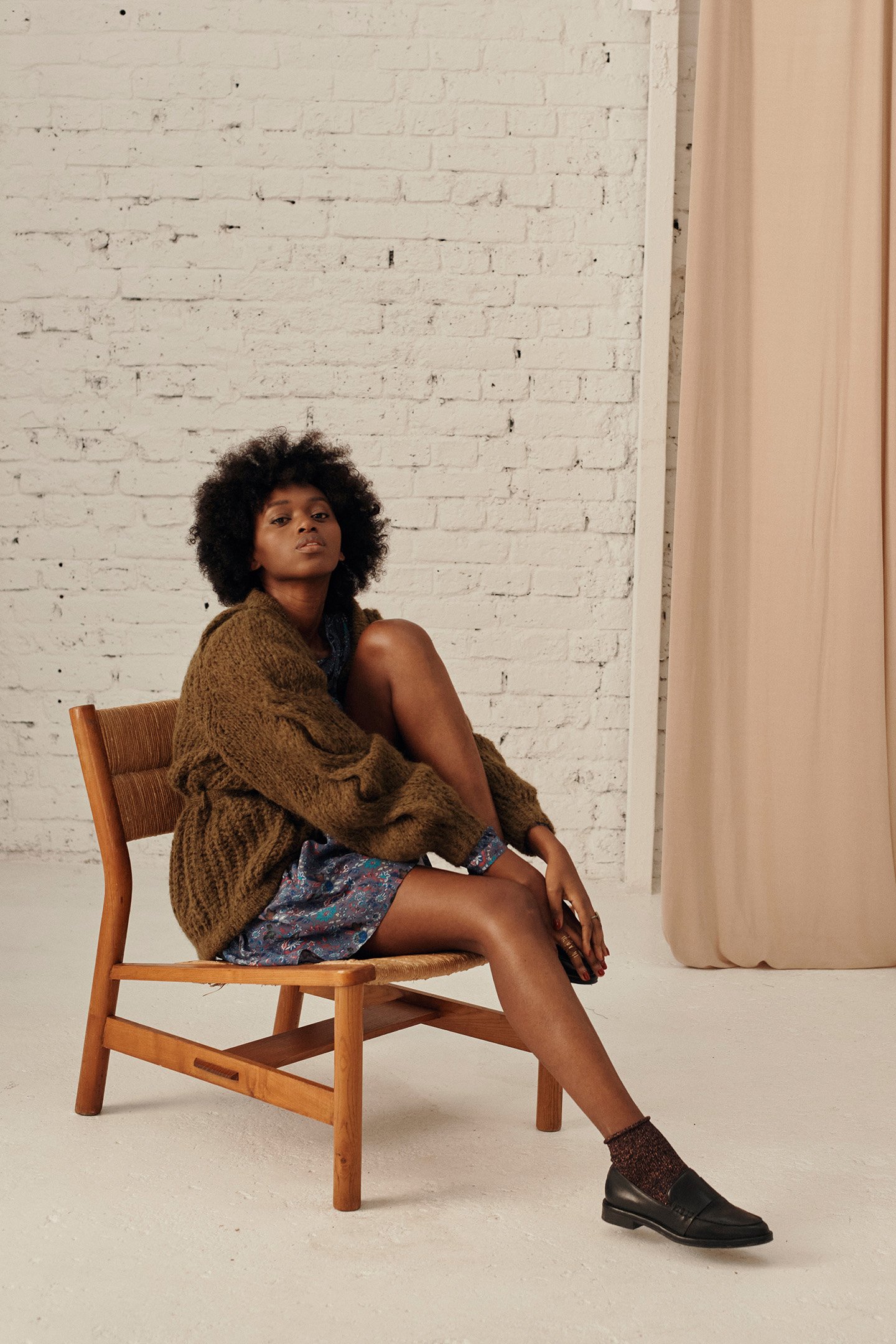 CARDIGAN SIRINA DARK KHAKI 2