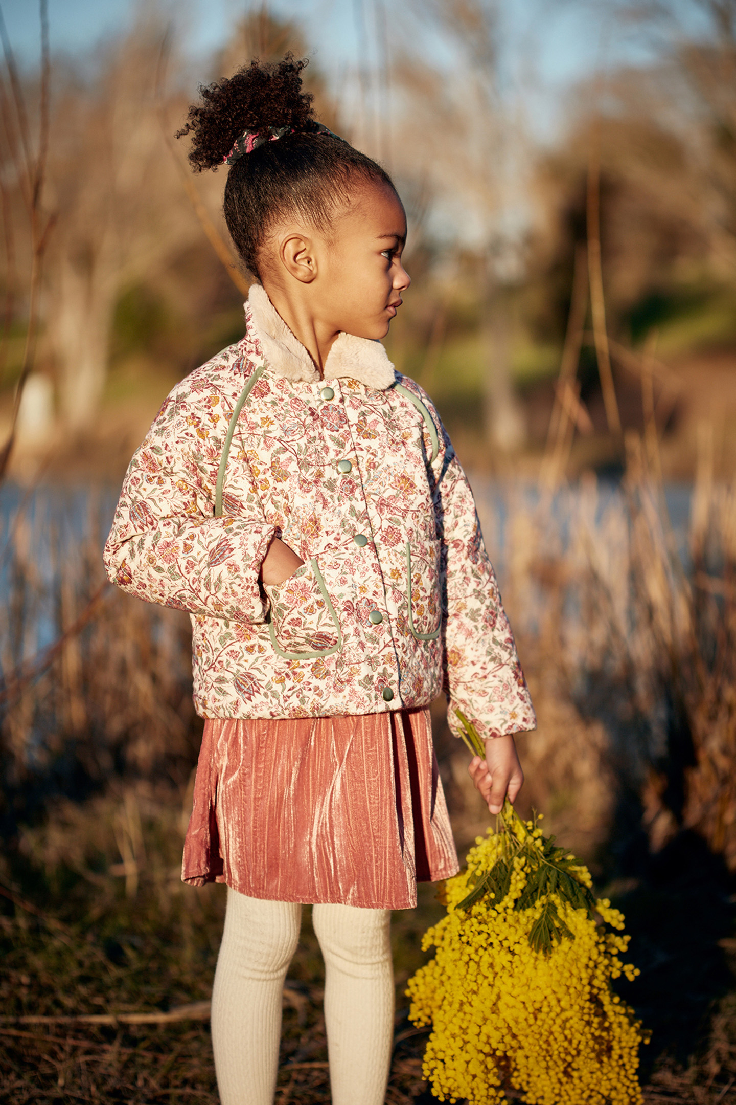 JACKET JASMINA CREAM SAVAGE GARDEN 1